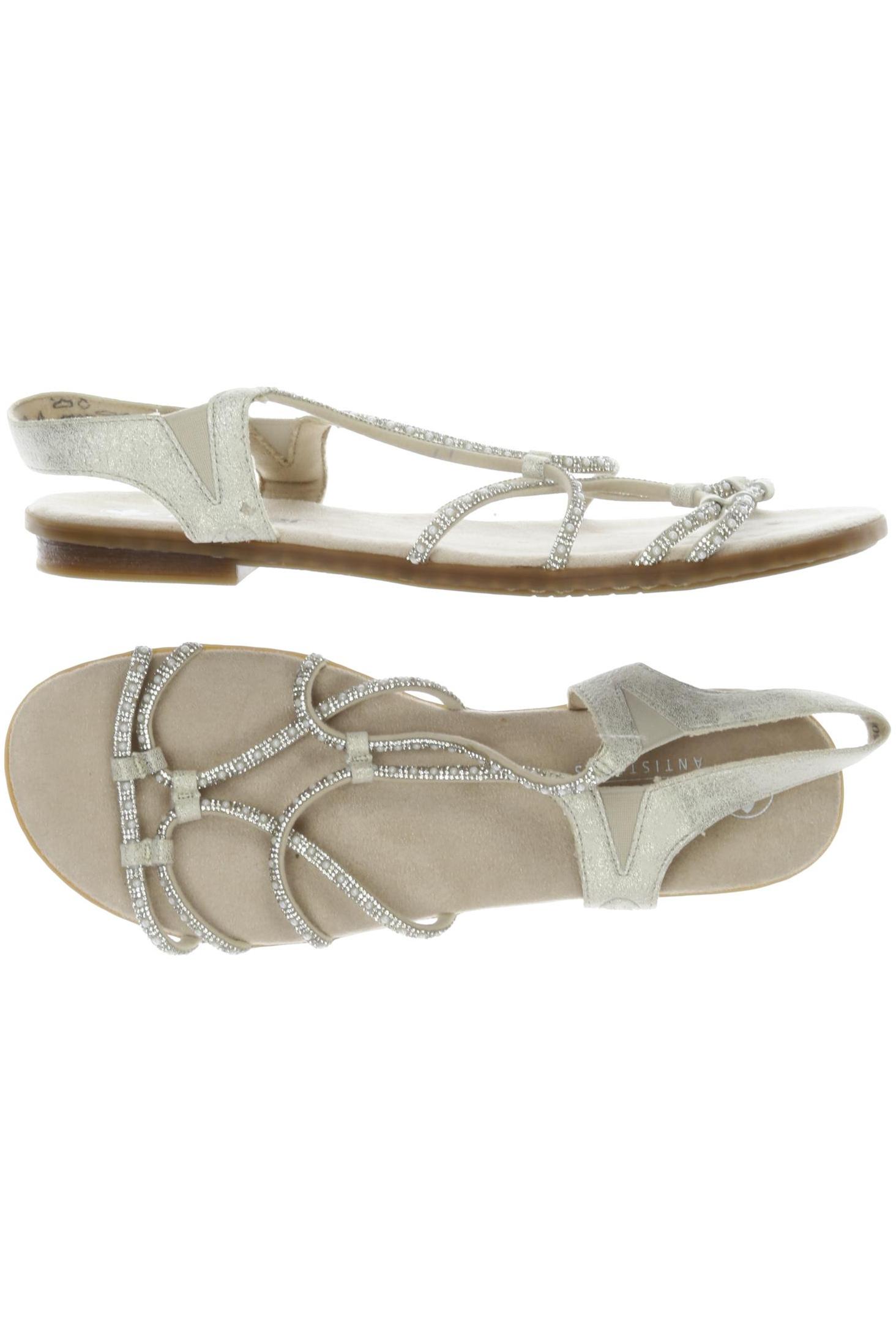 

Rieker Damen Sandale, silber, Gr. 42