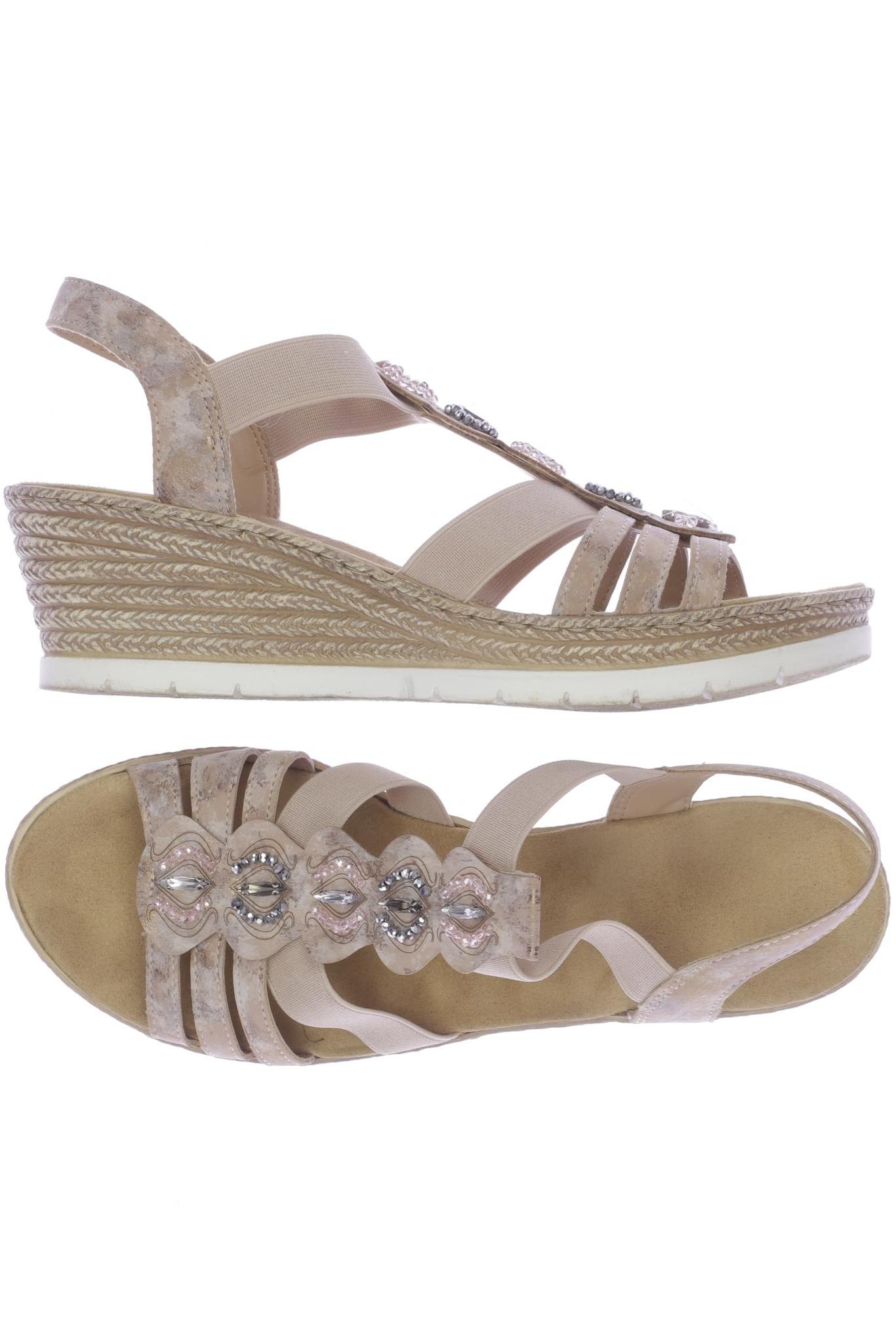 

Rieker Damen Sandale, beige, Gr. 39