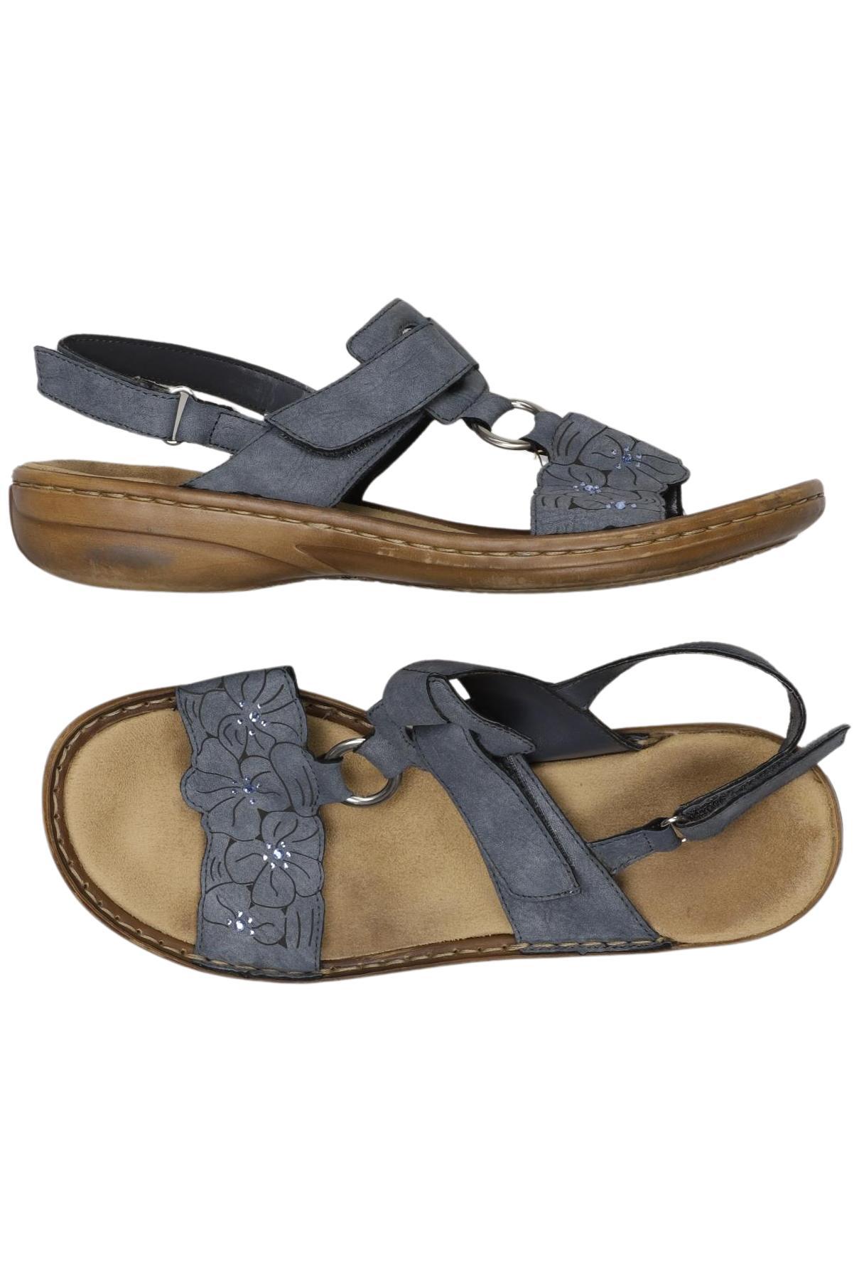 

Rieker Damen Sandale, blau, Gr. 38