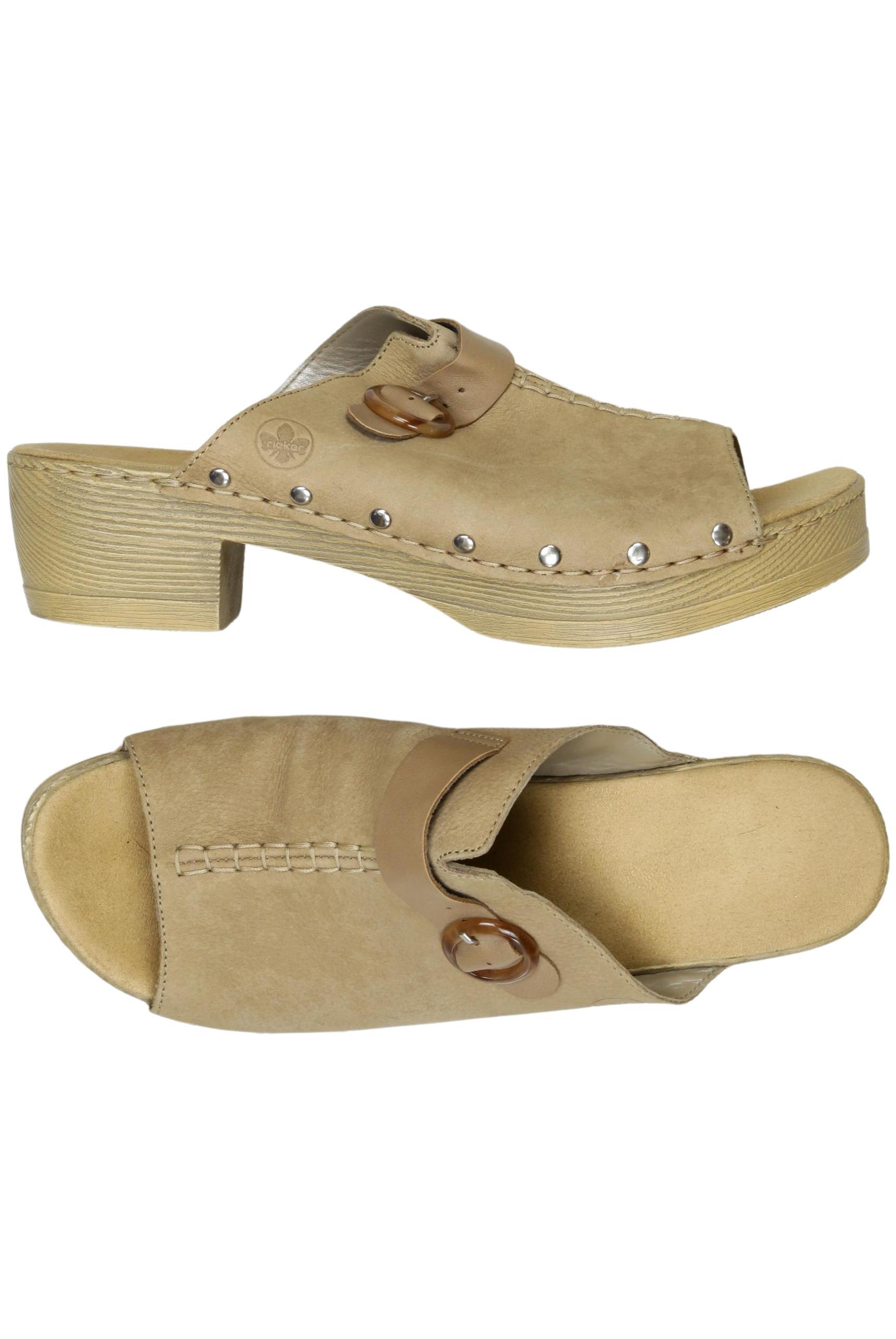 

Rieker Damen Sandale, beige, Gr. 42