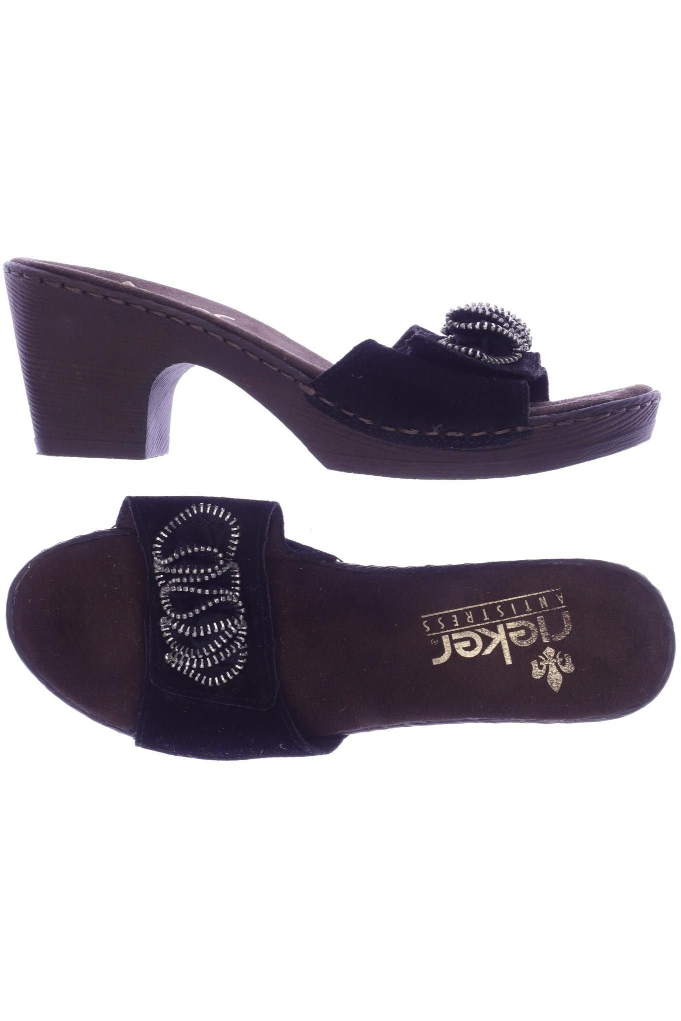 

Rieker Damen Sandale, schwarz