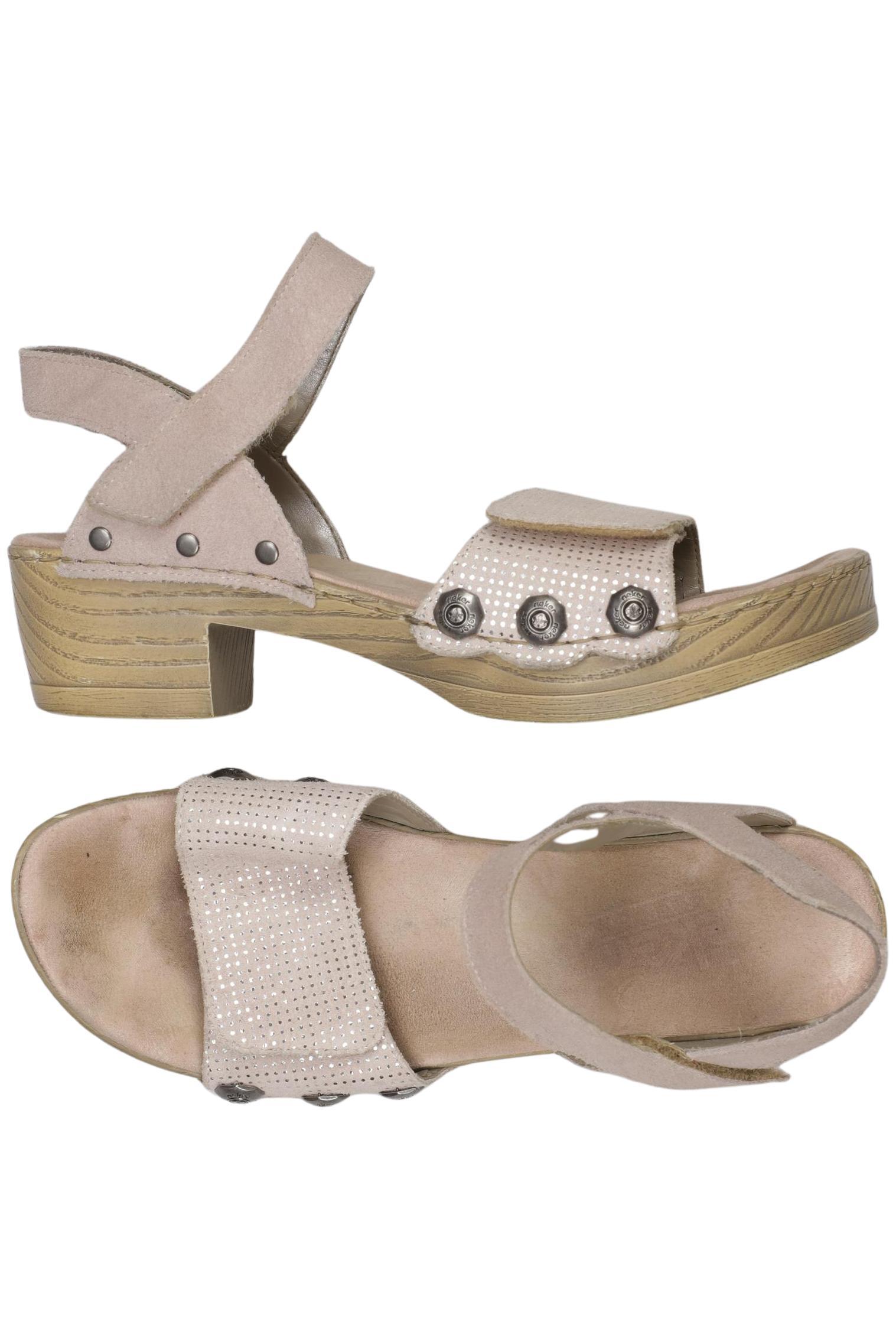 

Rieker Damen Sandale, beige, Gr. 39