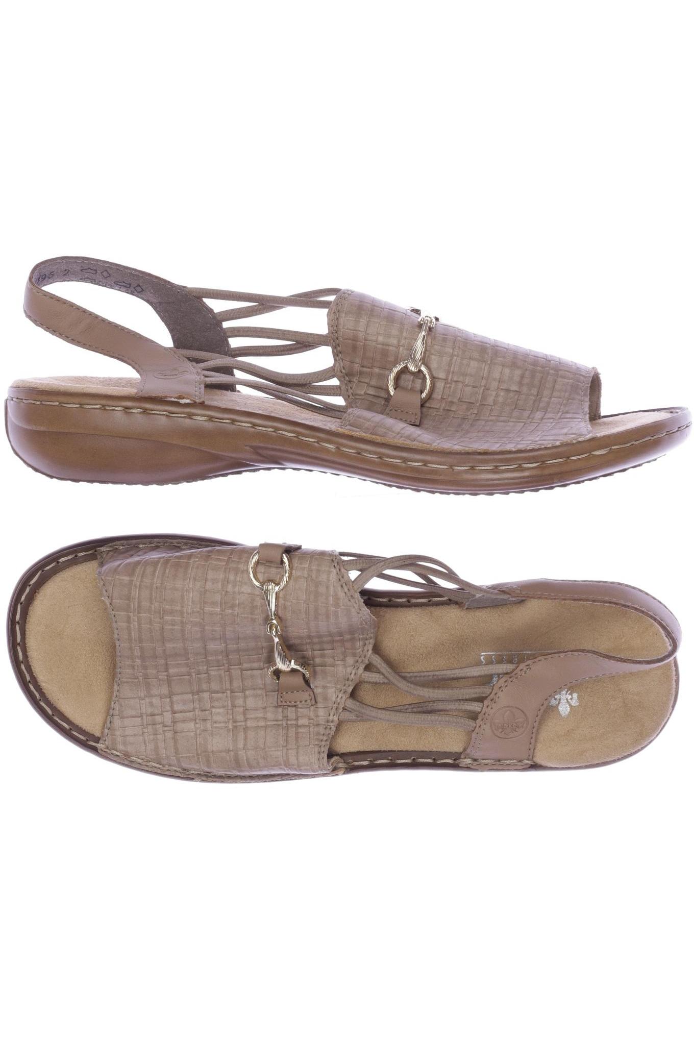 

Rieker Damen Sandale, beige, Gr. 40