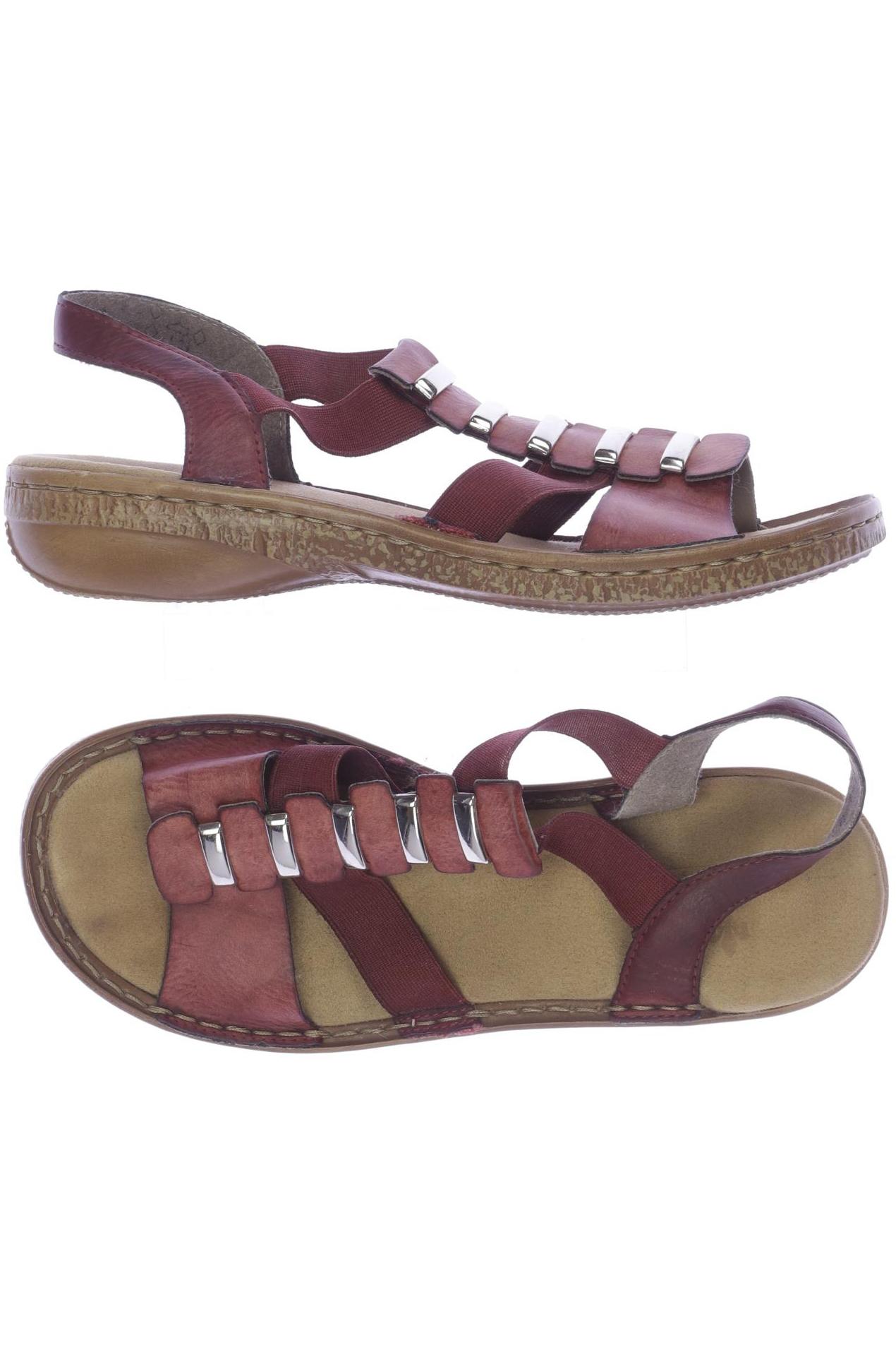 

Rieker Damen Sandale, bordeaux, Gr. 36