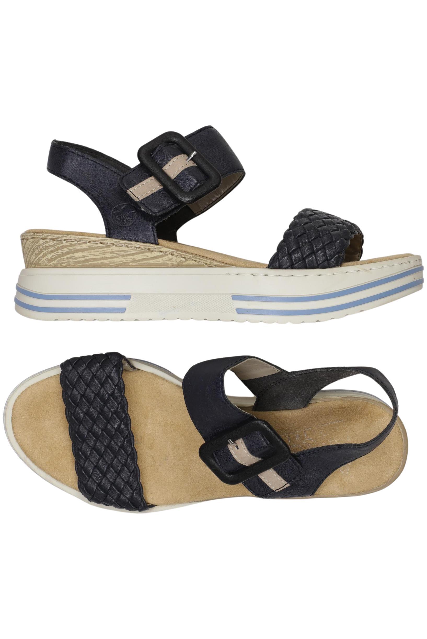 

Rieker Damen Sandale, marineblau, Gr. 40