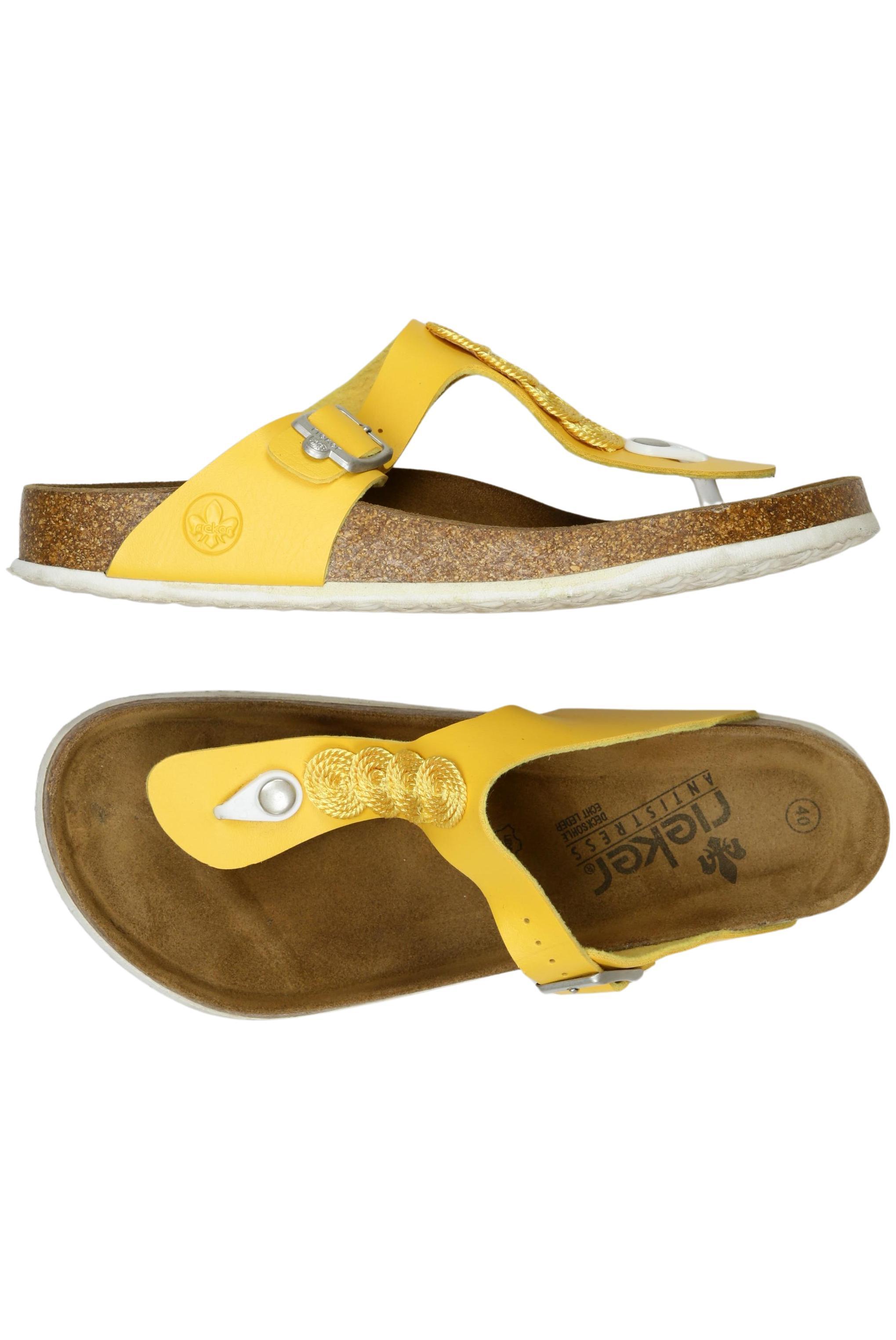 

Rieker Damen Sandale, gelb, Gr. 40