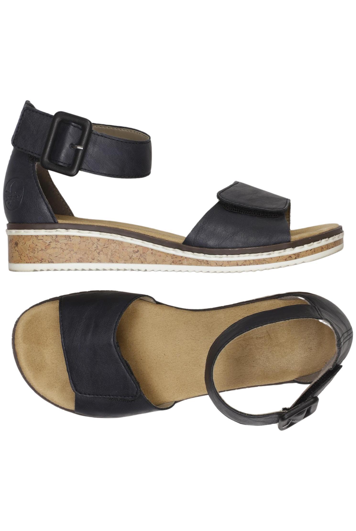 

Rieker Damen Sandale, marineblau, Gr. 36