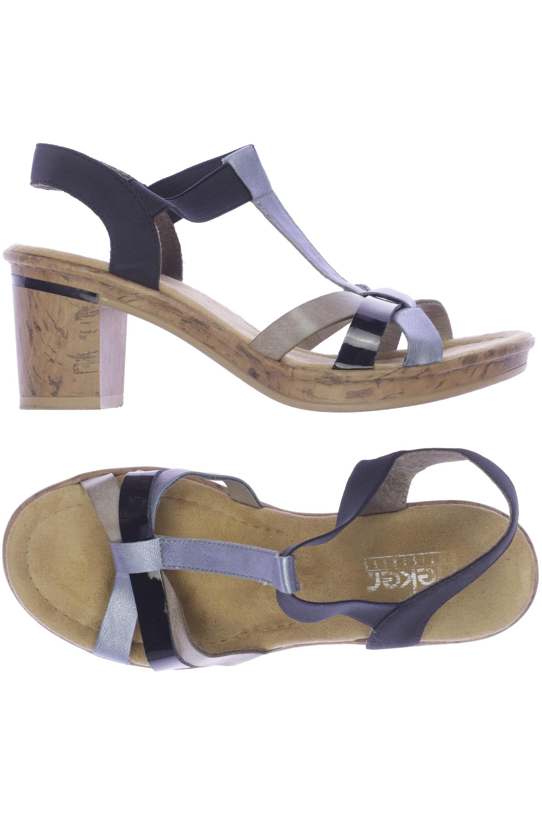 

Rieker Damen Sandale, marineblau, Gr. 37