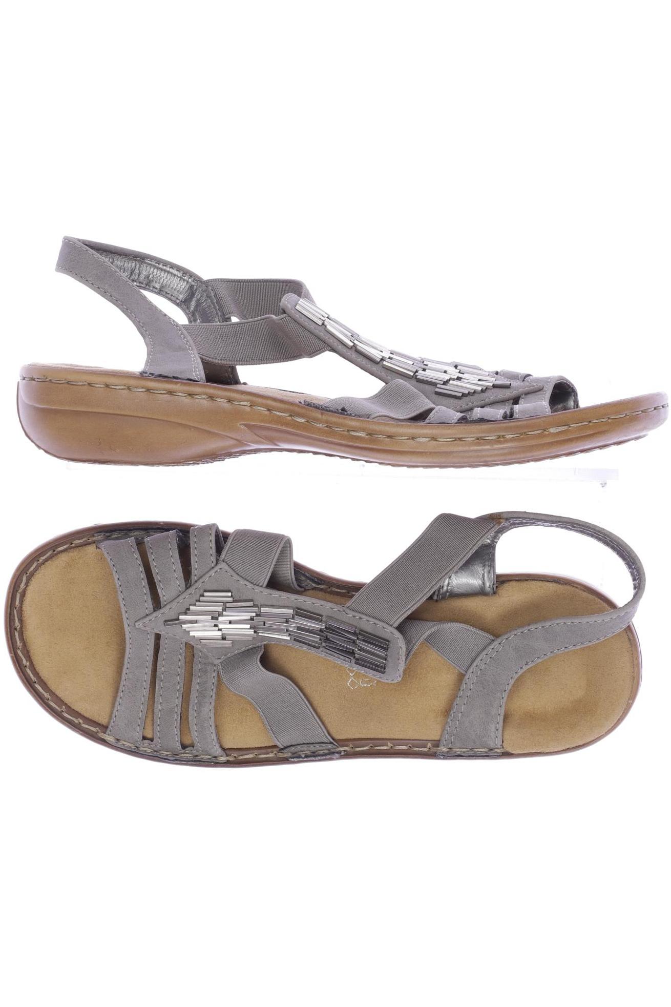

Rieker Damen Sandale, grau, Gr. 36