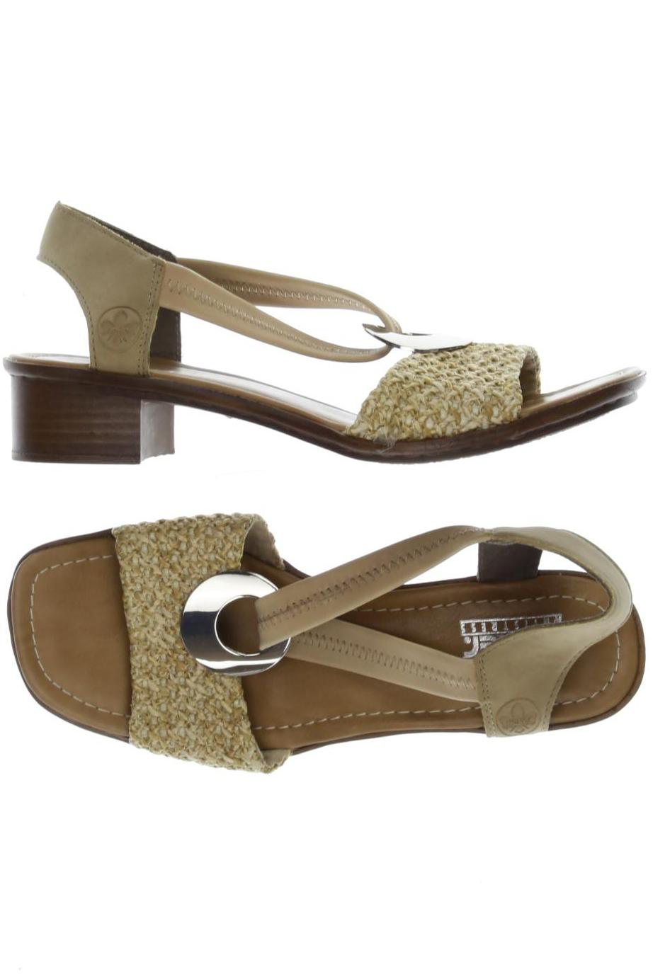 

Rieker Damen Sandale, beige, Gr. 40