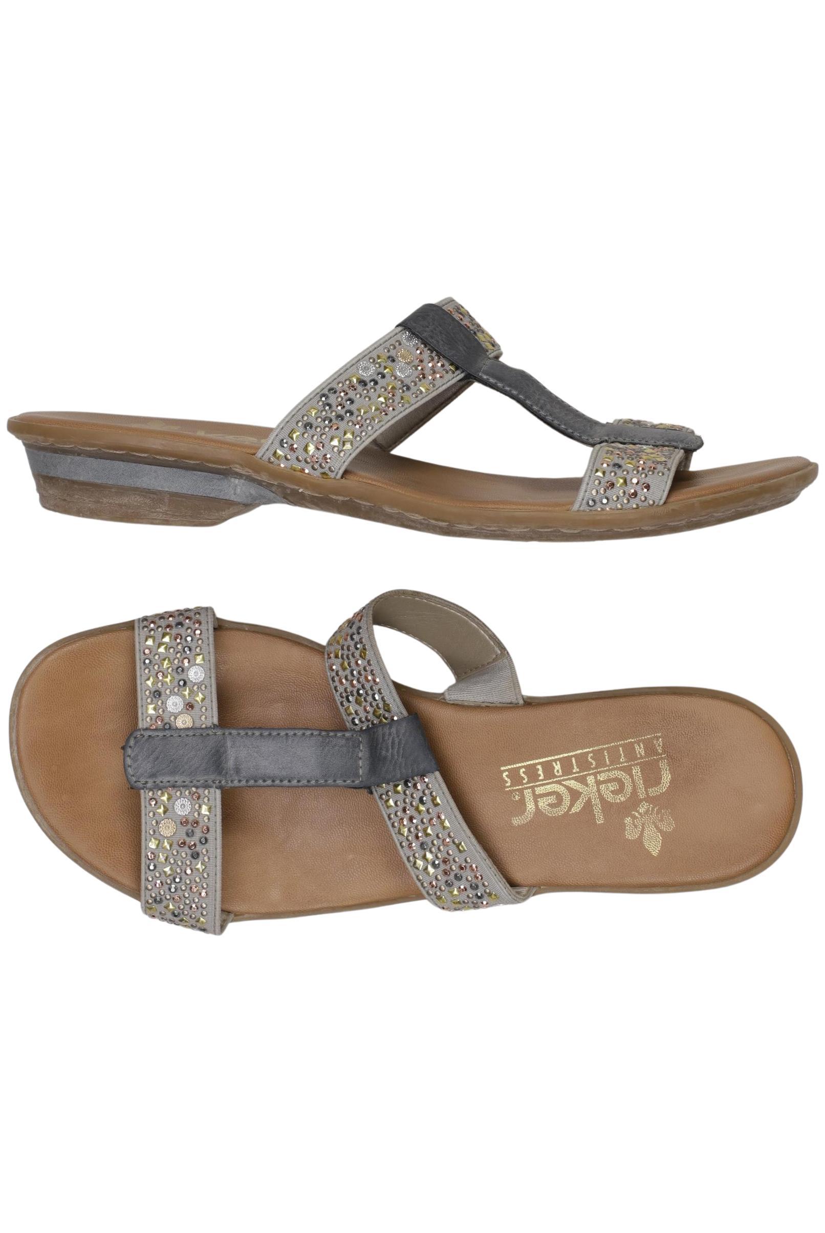 

Rieker Damen Sandale, grau, Gr. 39