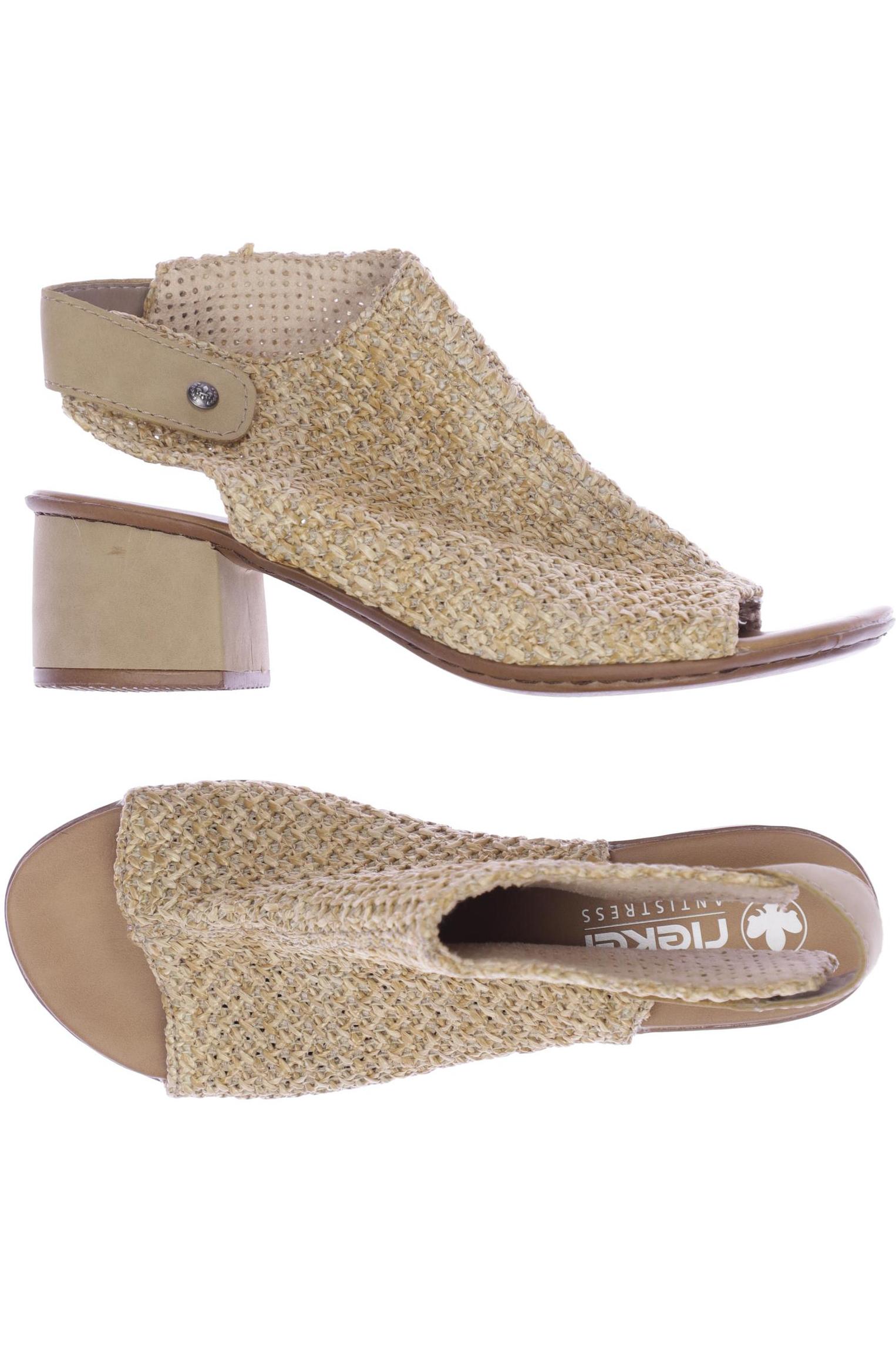 

Rieker Damen Sandale, beige, Gr. 41