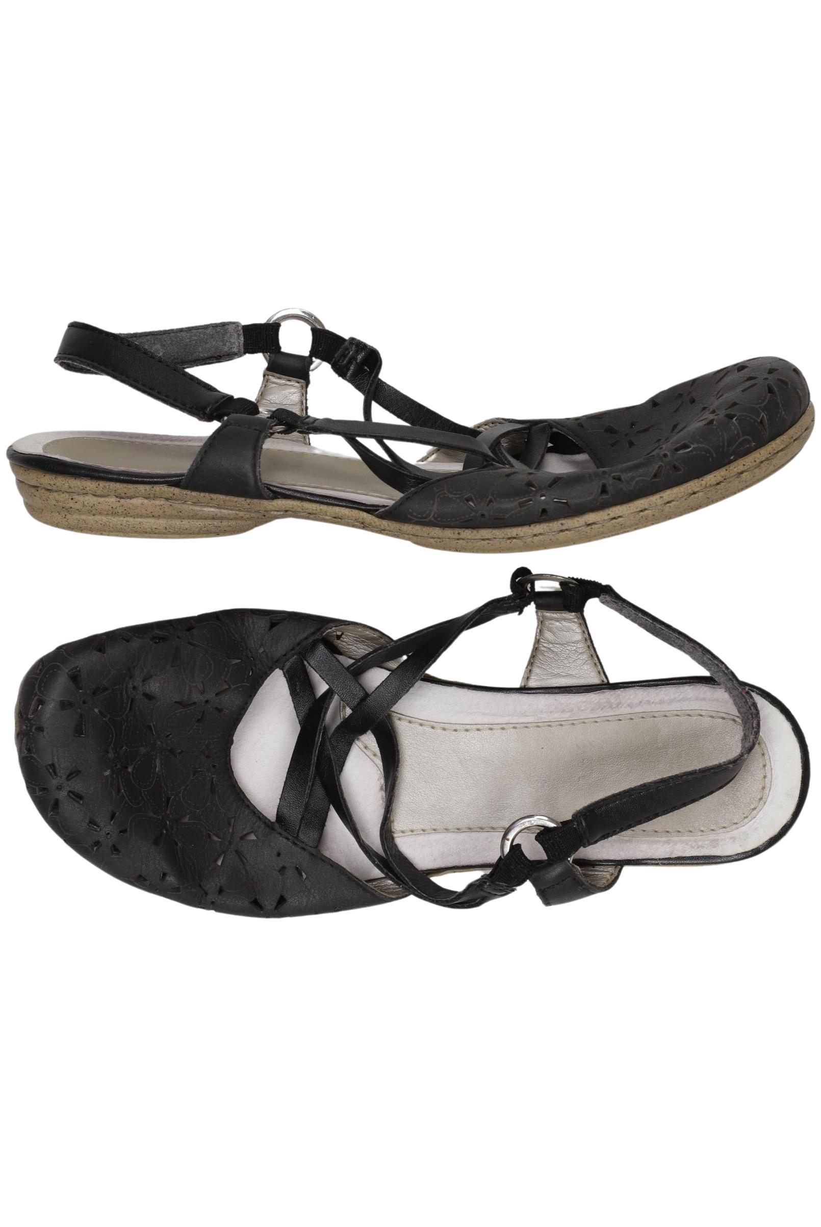 

Rieker Damen Sandale, schwarz, Gr. 39