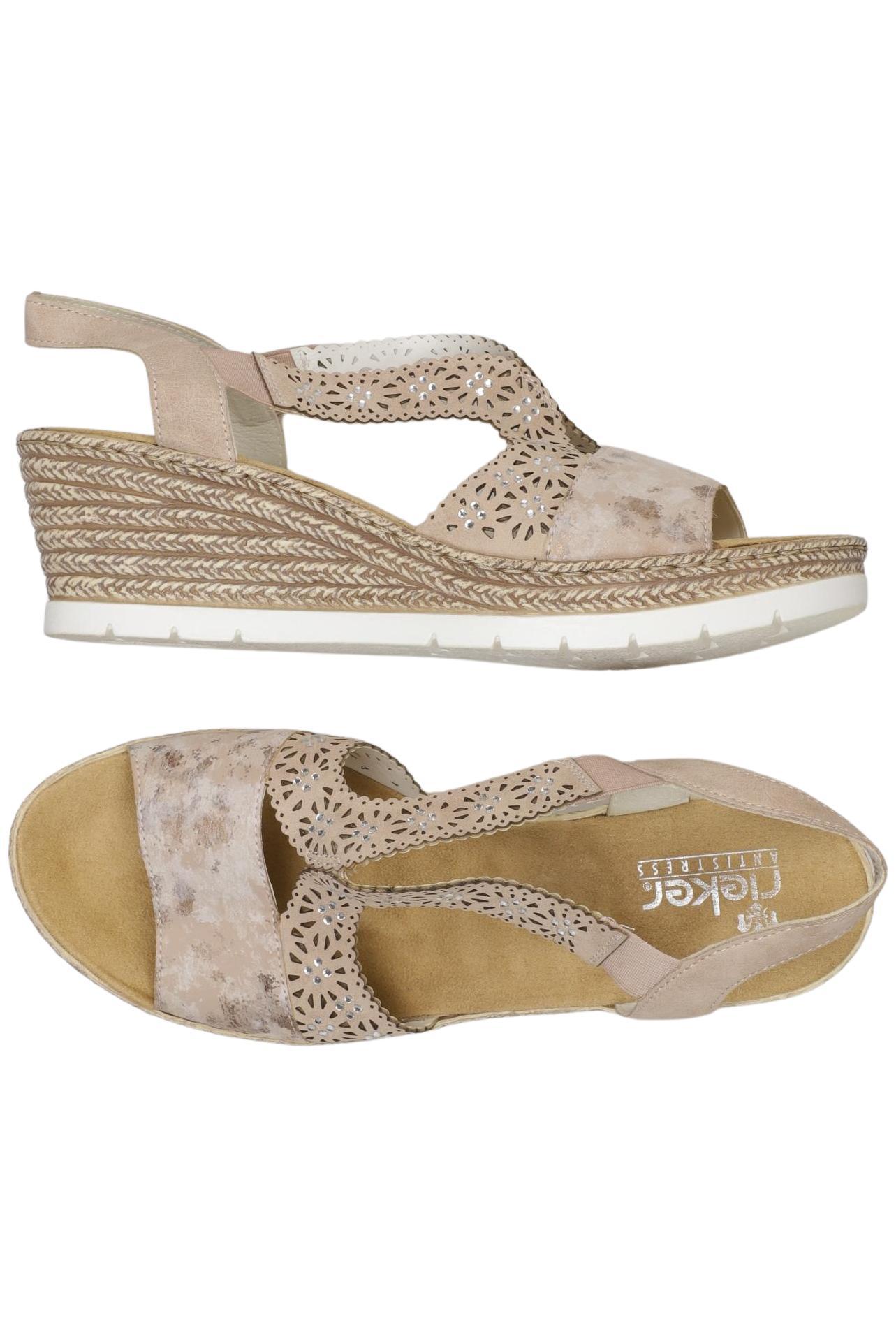 

Rieker Damen Sandale, beige, Gr. 39