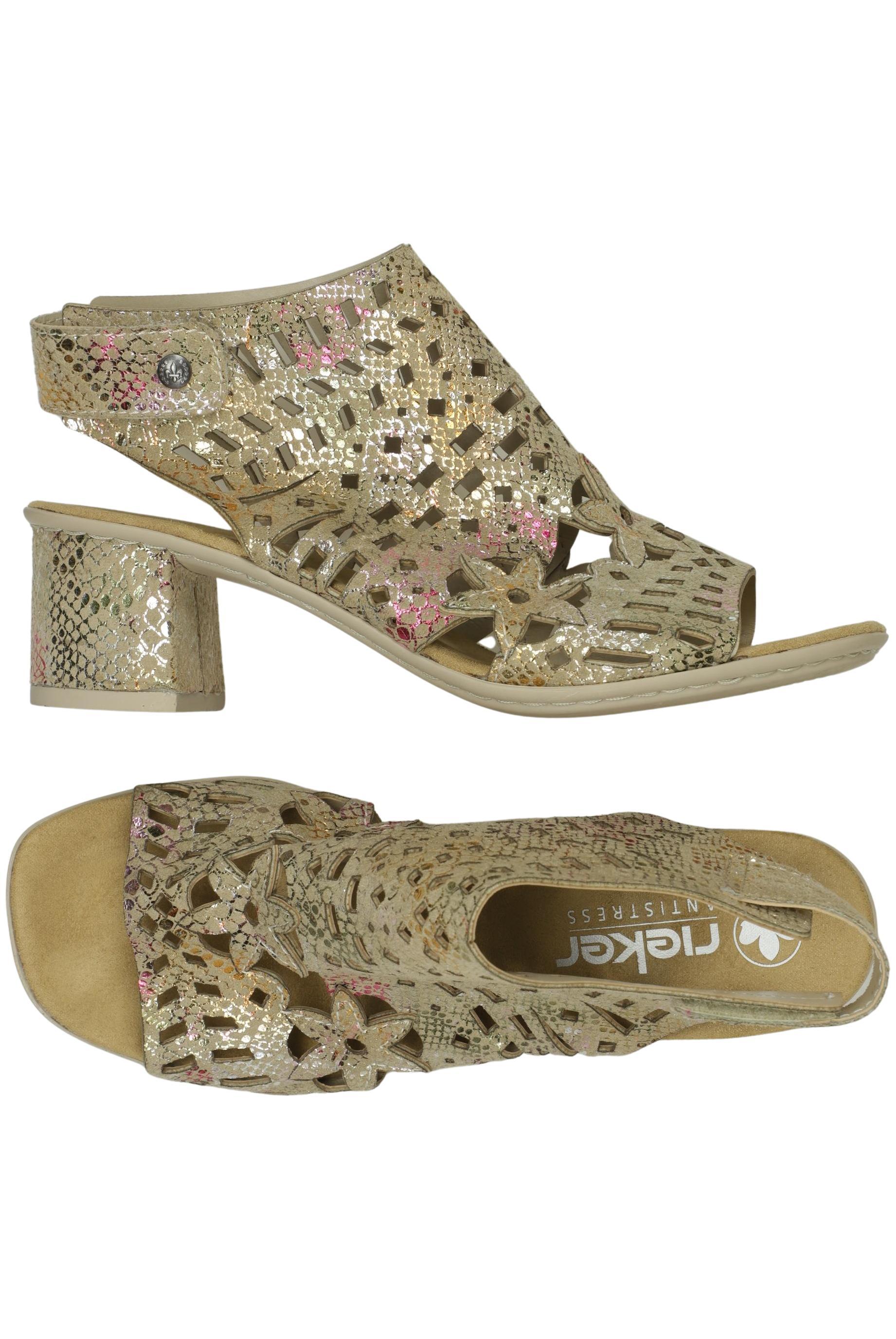 

Rieker Damen Sandale, beige, Gr. 39