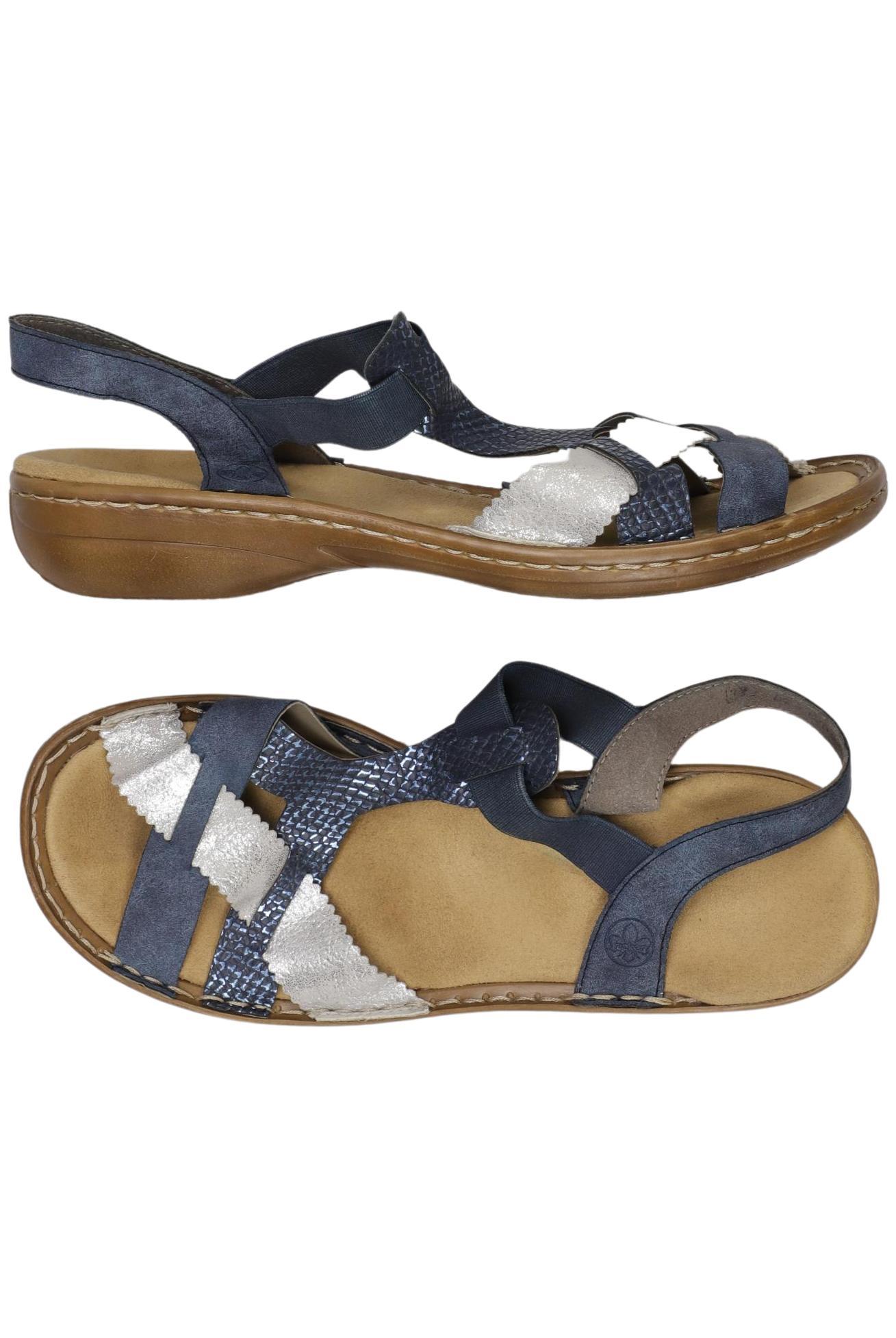 

Rieker Damen Sandale, marineblau, Gr. 39