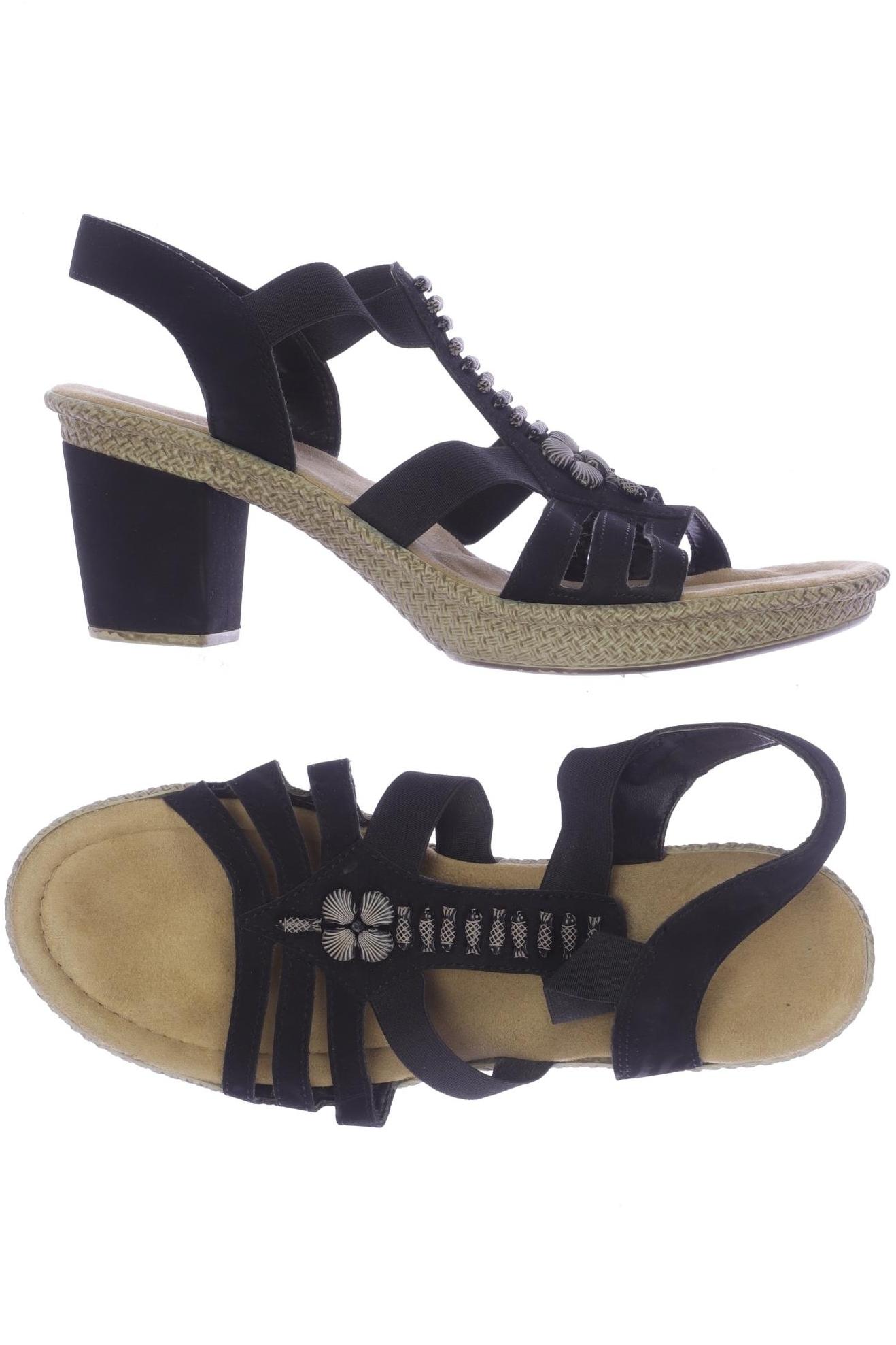 

Rieker Damen Sandale, schwarz, Gr. 41