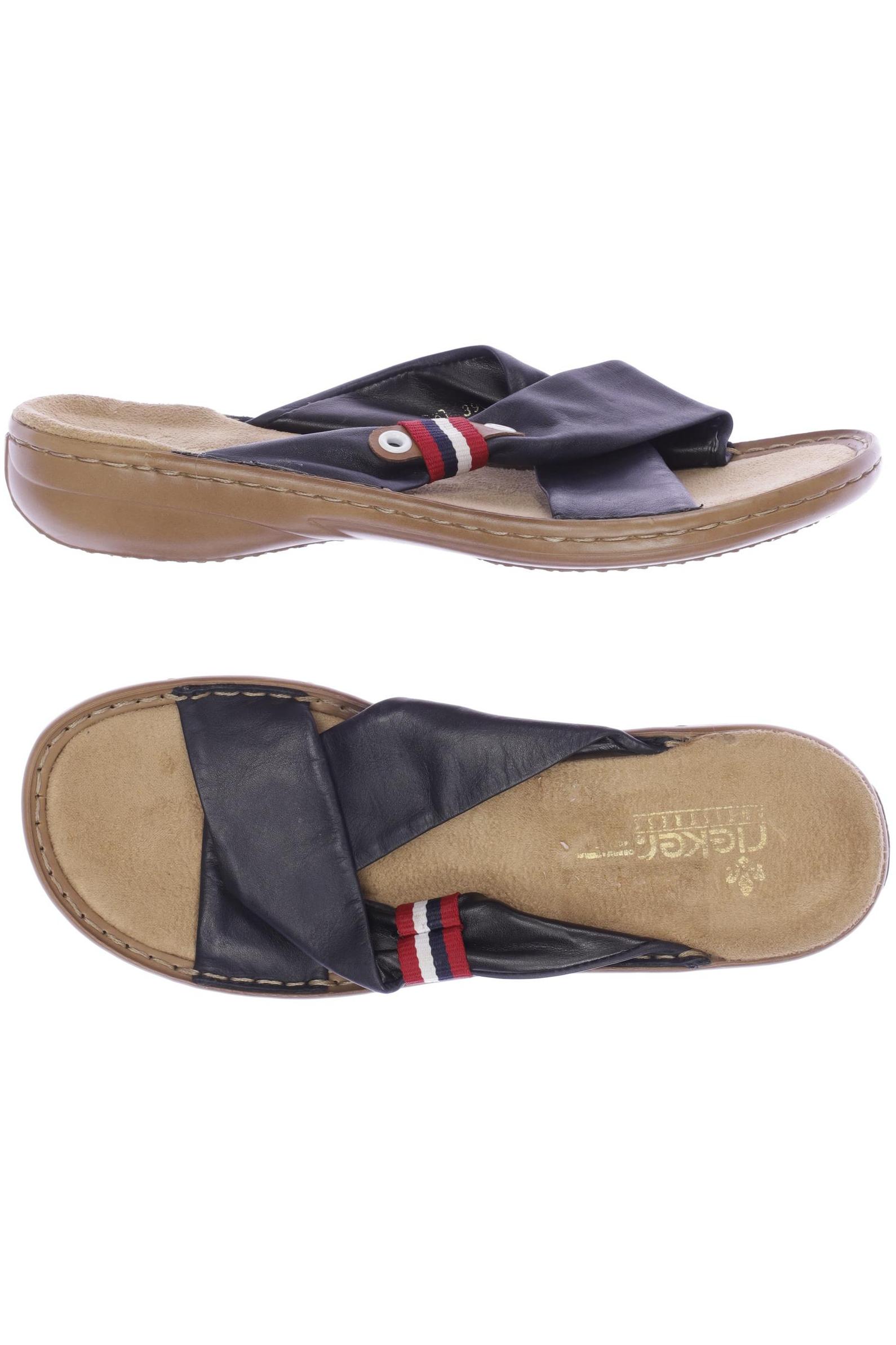 

Rieker Damen Sandale, marineblau, Gr. 40