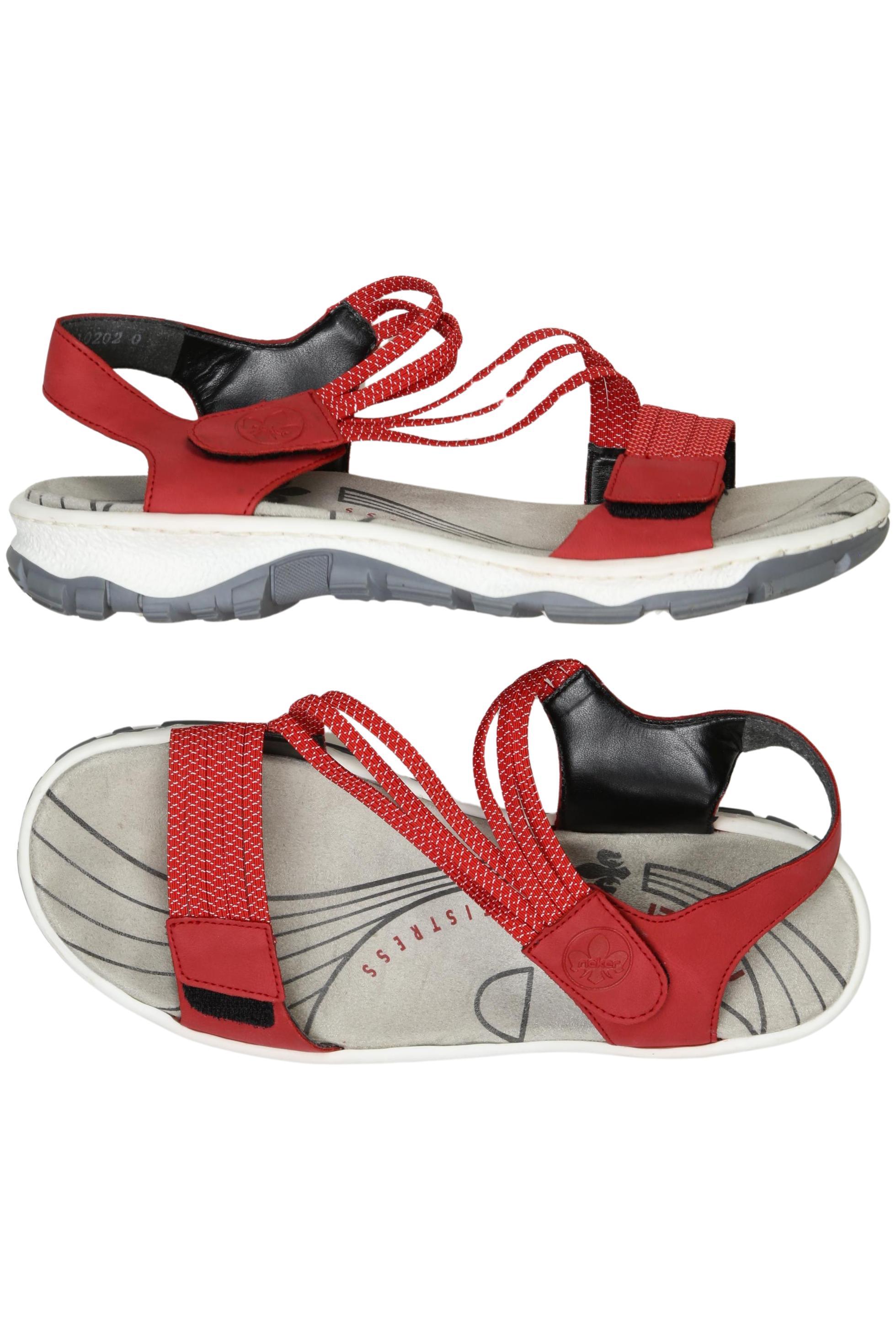 

Rieker Damen Sandale, rot, Gr. 41