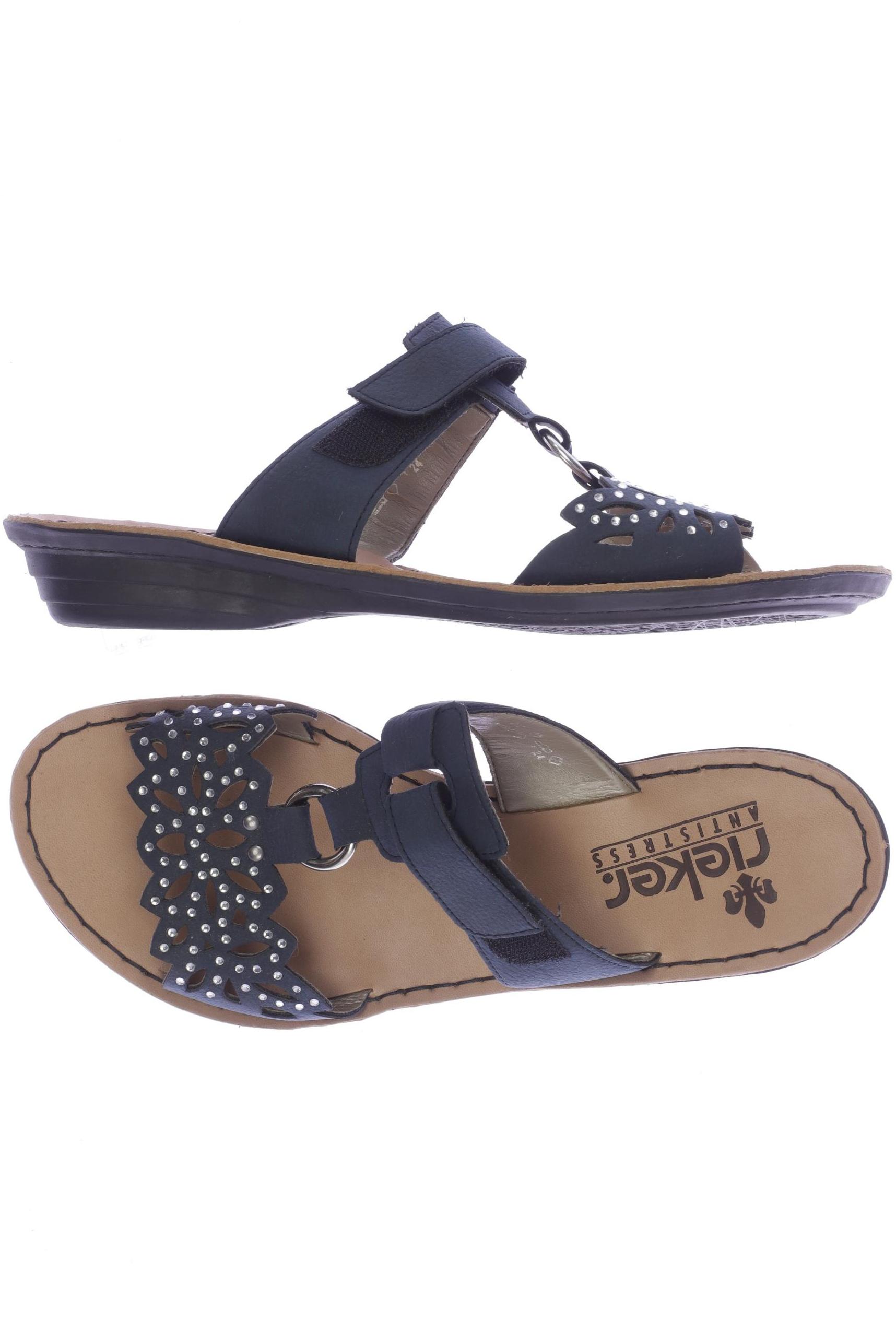 

Rieker Damen Sandale, marineblau, Gr. 40
