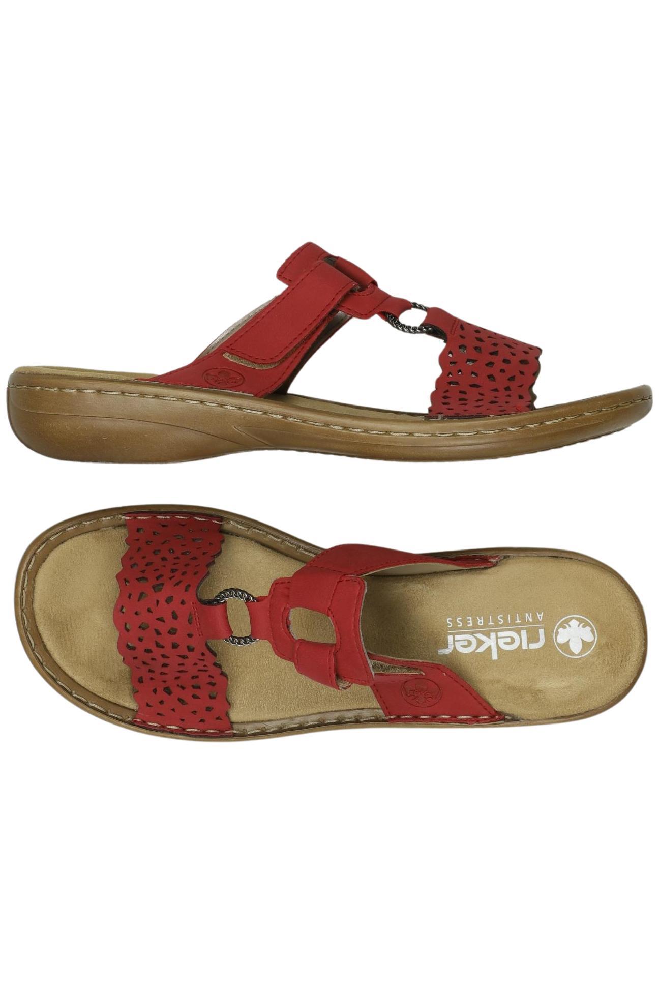 

Rieker Damen Sandale, rot, Gr. 42