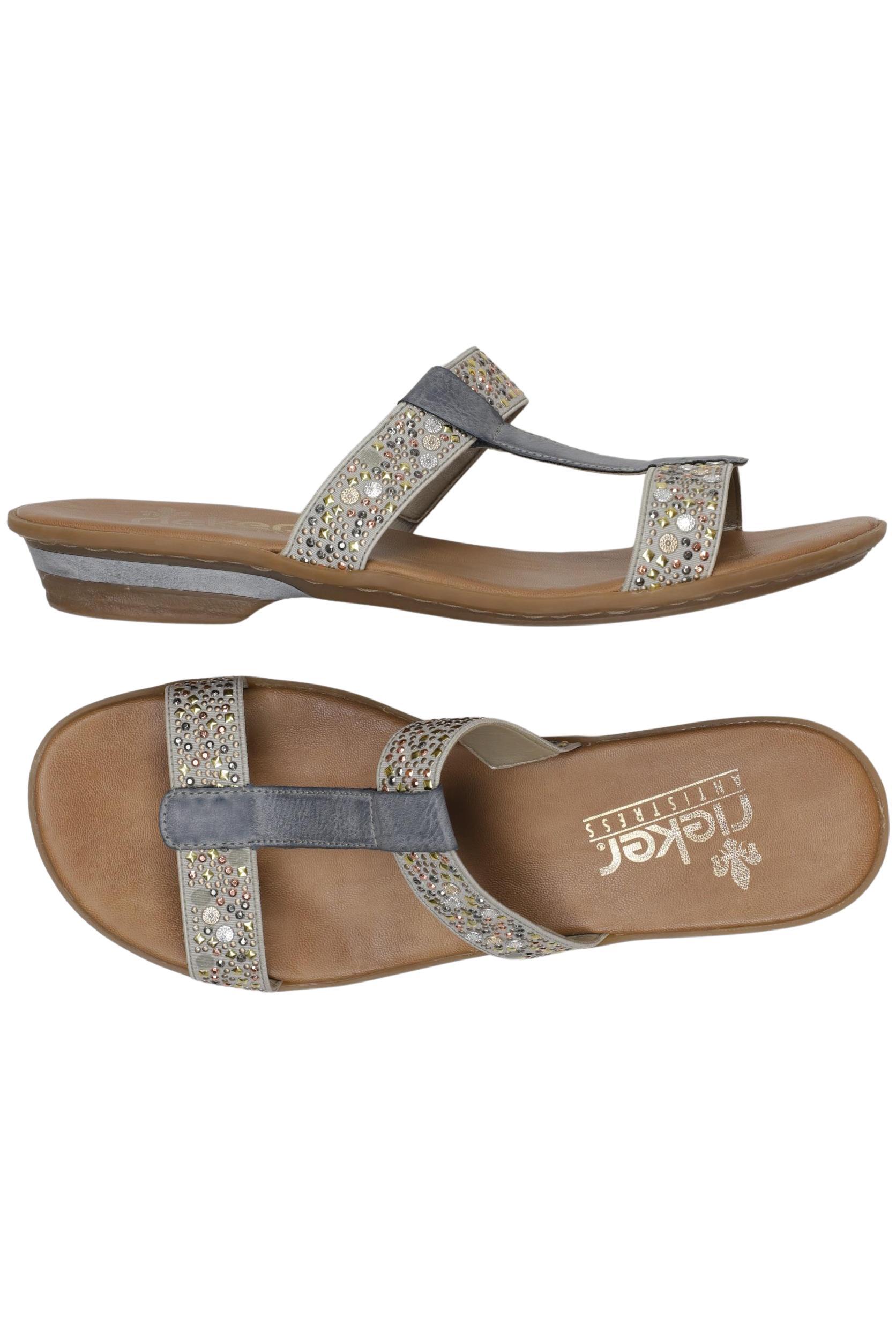 

Rieker Damen Sandale, grau, Gr. 42