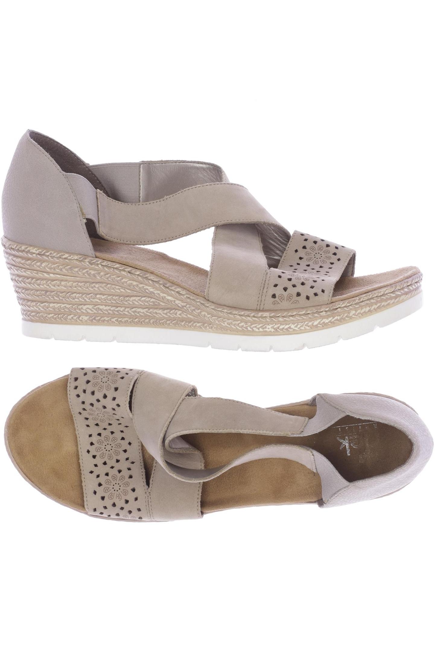 

Rieker Damen Sandale, beige, Gr. 40