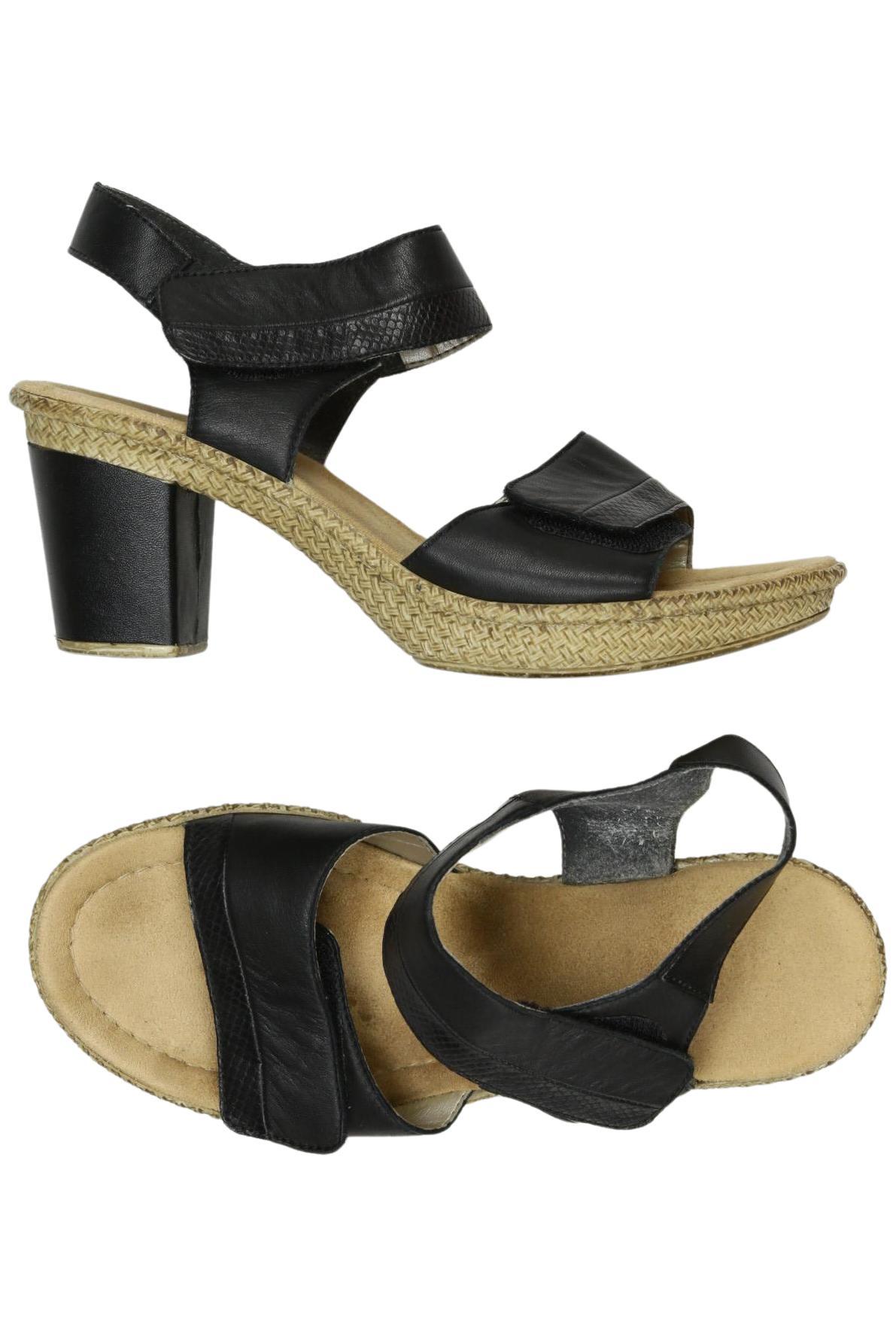 

Rieker Damen Sandale, schwarz, Gr. 37