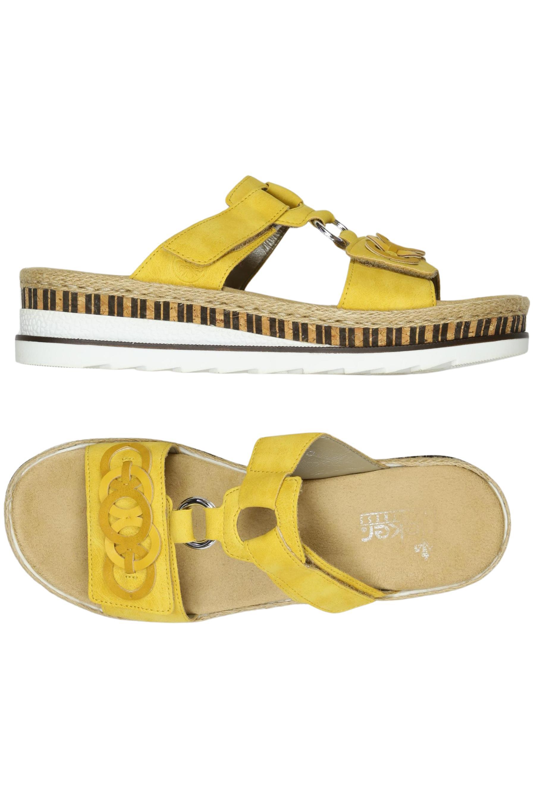 

Rieker Damen Sandale, gelb, Gr. 39