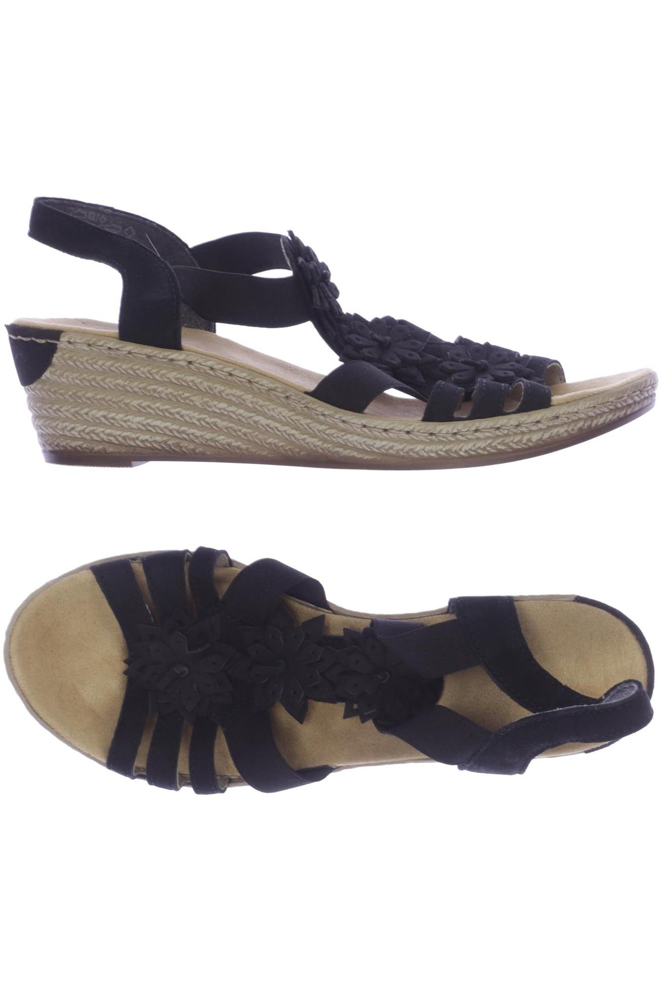 

Rieker Damen Sandale, schwarz