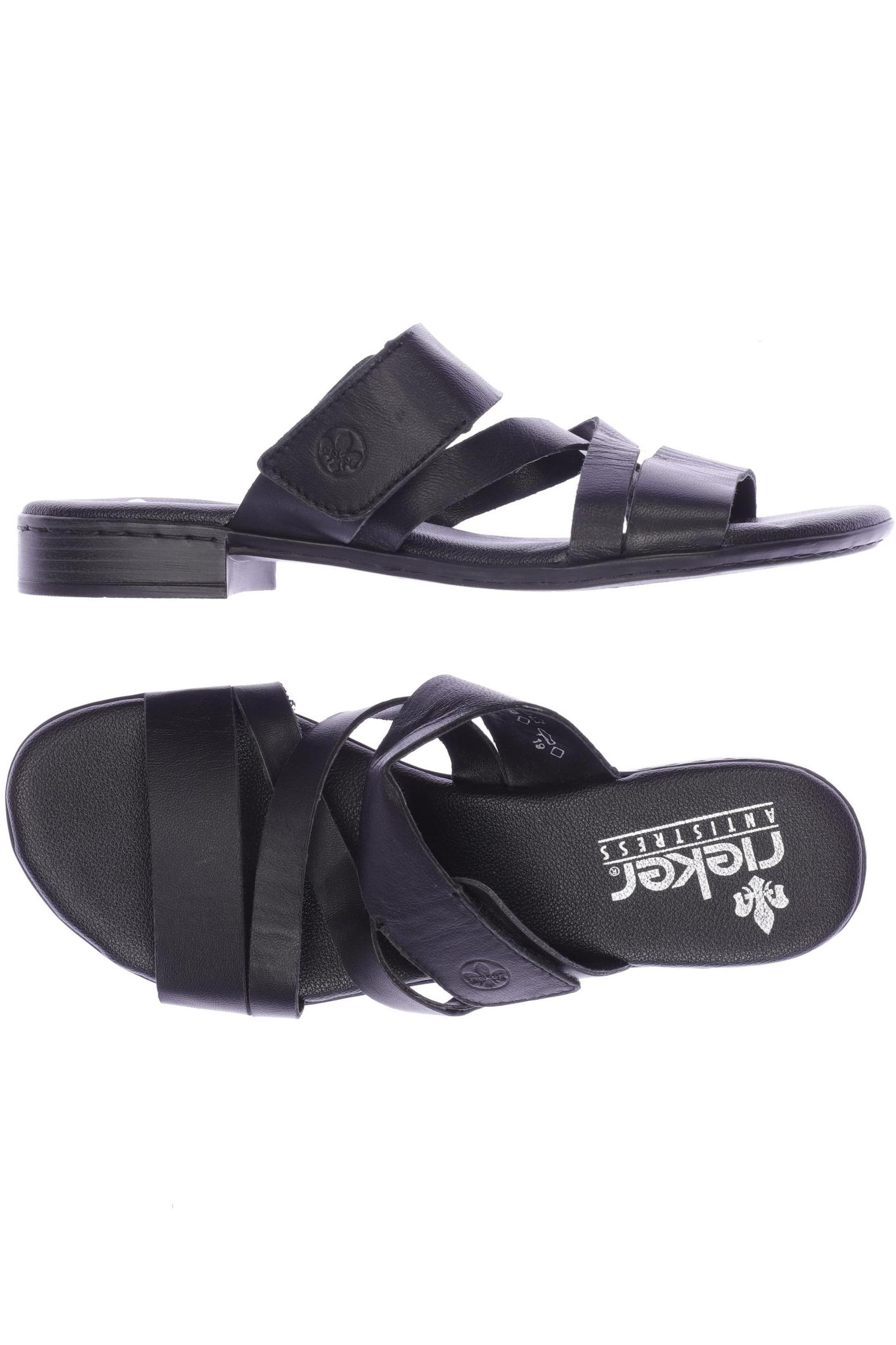 

Rieker Damen Sandale, schwarz, Gr. 39