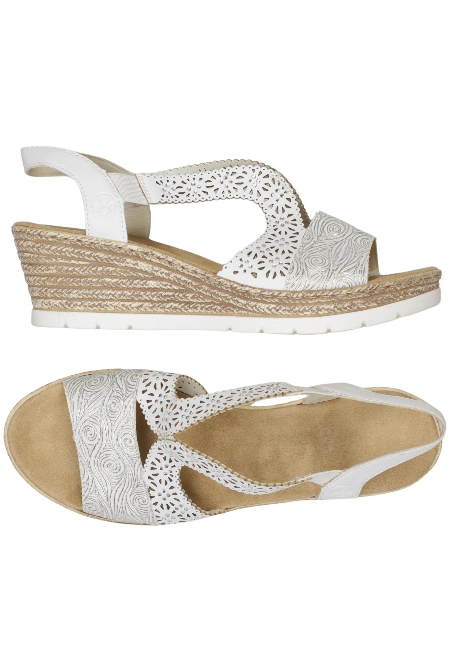 

Rieker Damen Sandale, weiß, Gr. 39