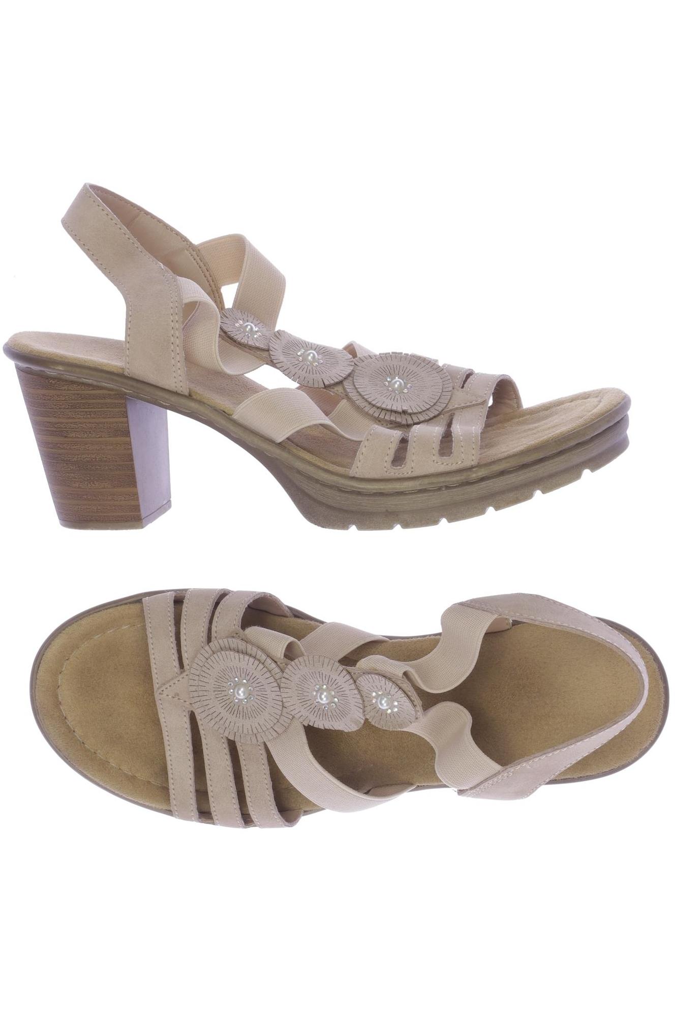 

Rieker Damen Sandale, beige, Gr. 39
