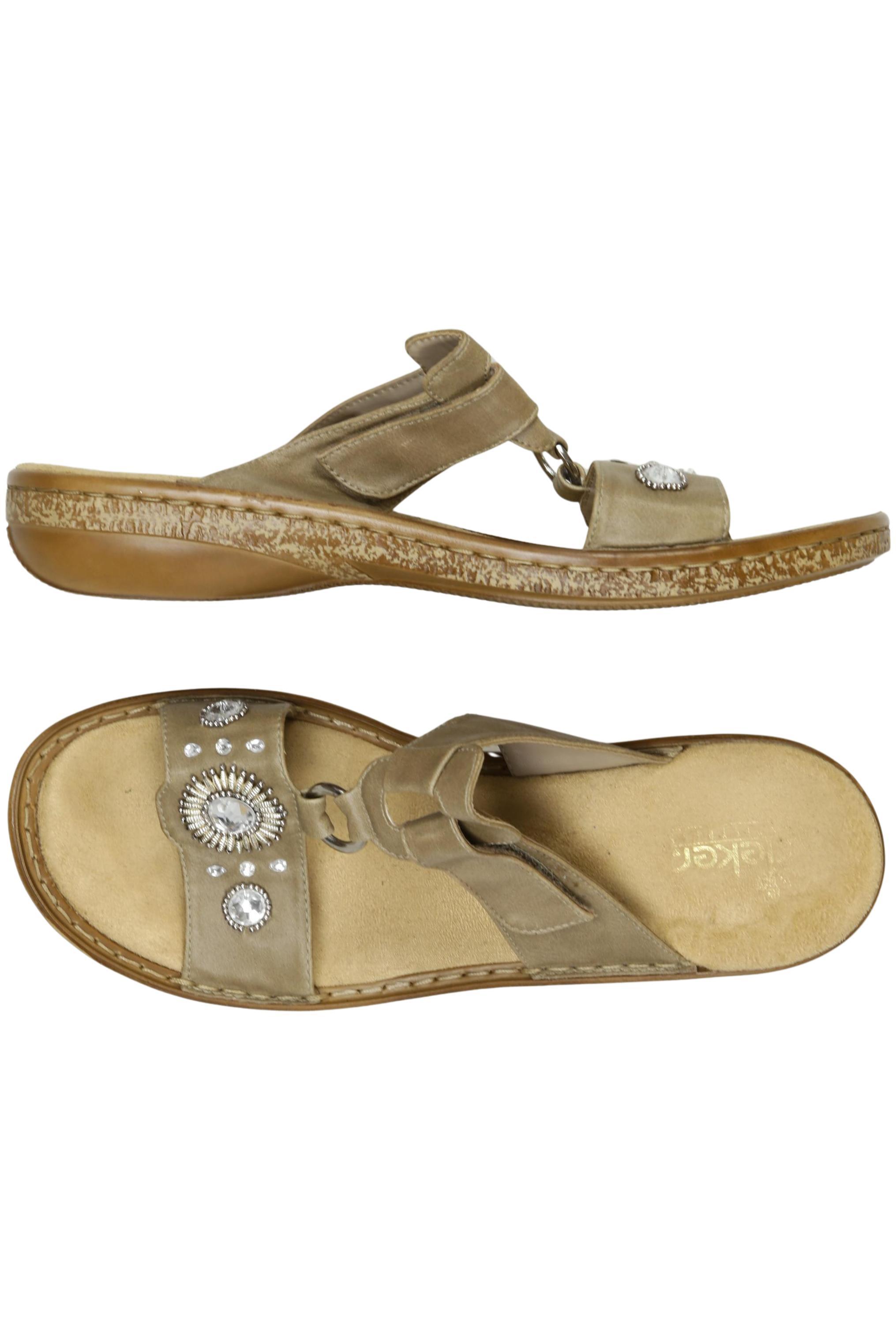 

Rieker Damen Sandale, beige, Gr. 42
