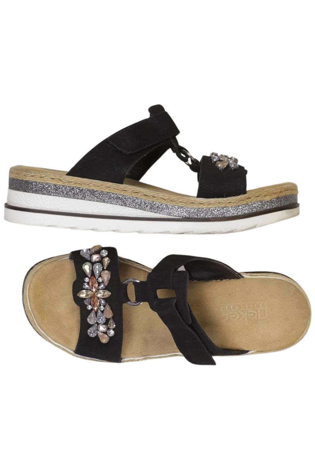 

Rieker Damen Sandale, schwarz, Gr. 37