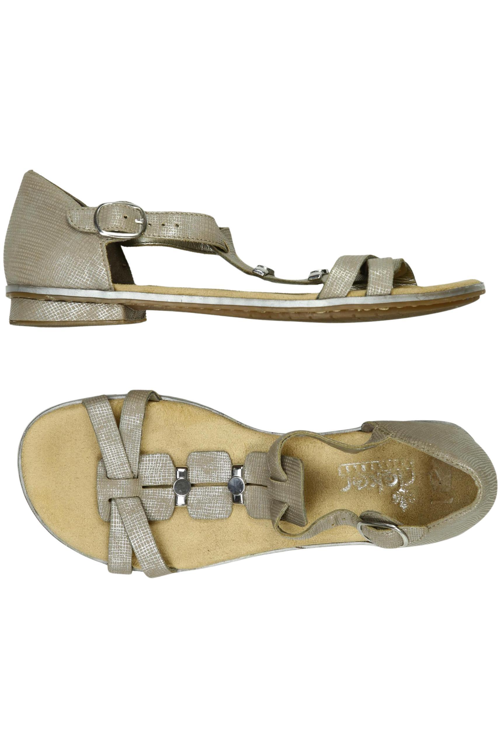 

Rieker Damen Sandale, beige, Gr. 37