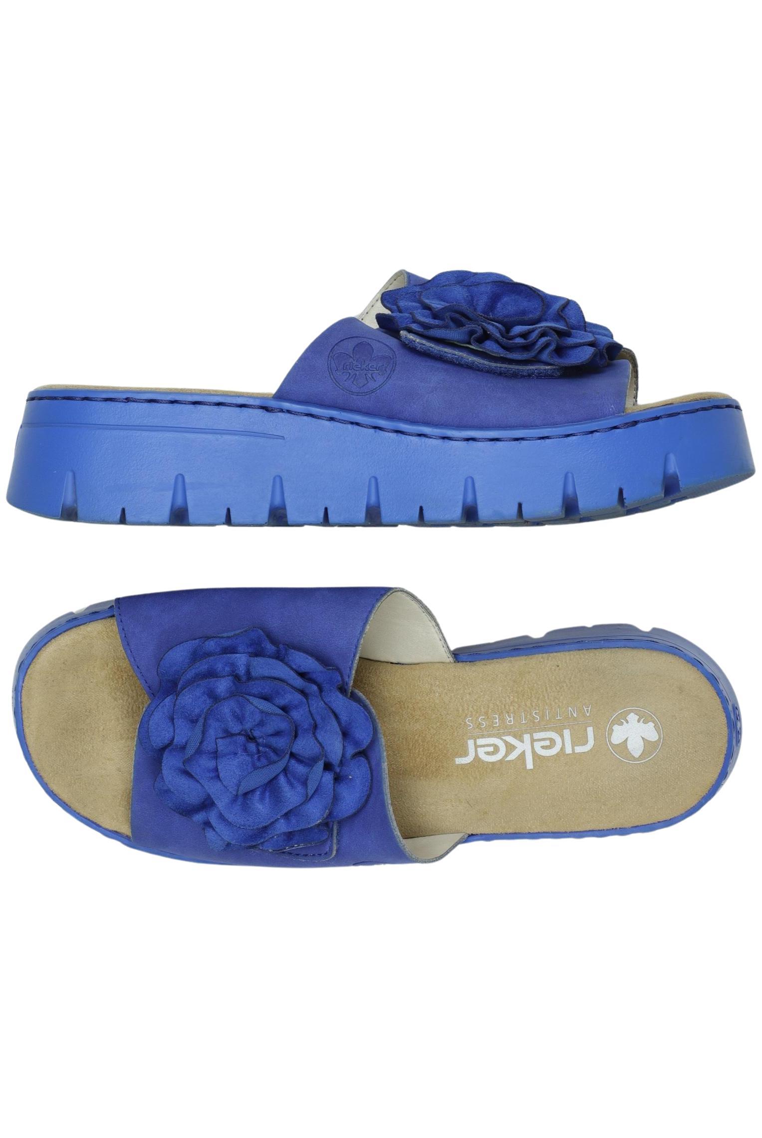 

Rieker Damen Sandale, blau, Gr. 37