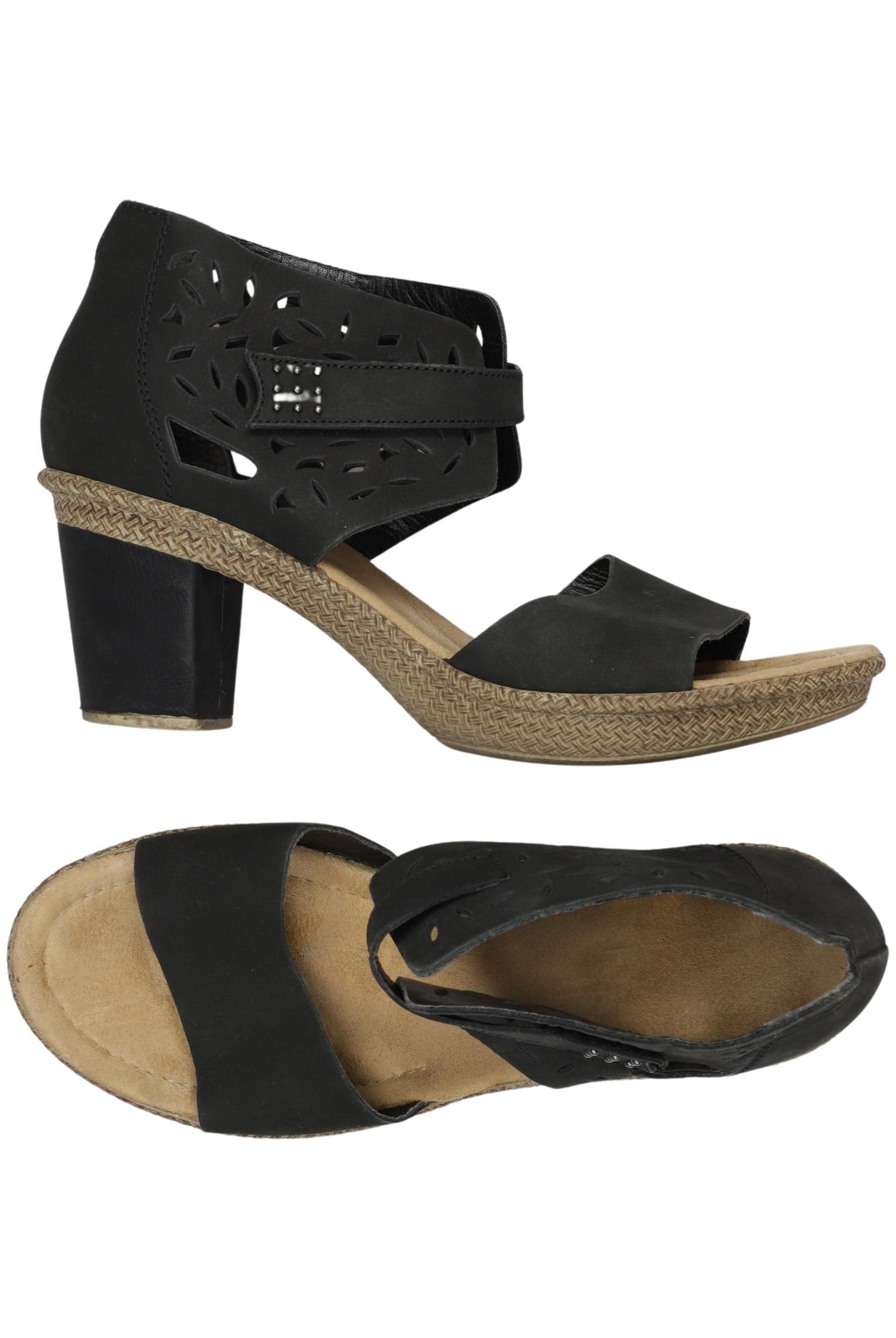 

Rieker Damen Sandale, schwarz, Gr. 40