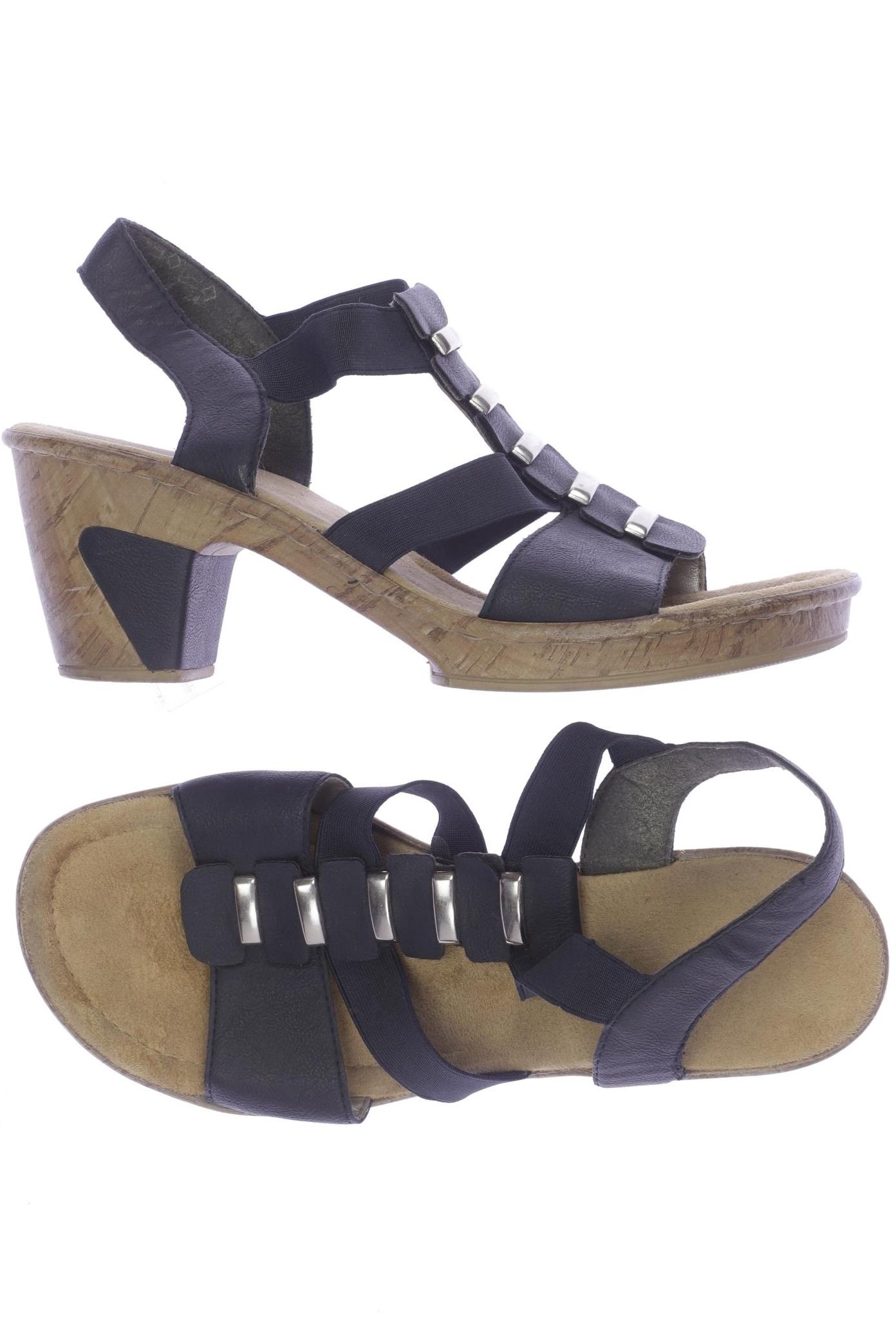 

Rieker Damen Sandale, marineblau, Gr. 39