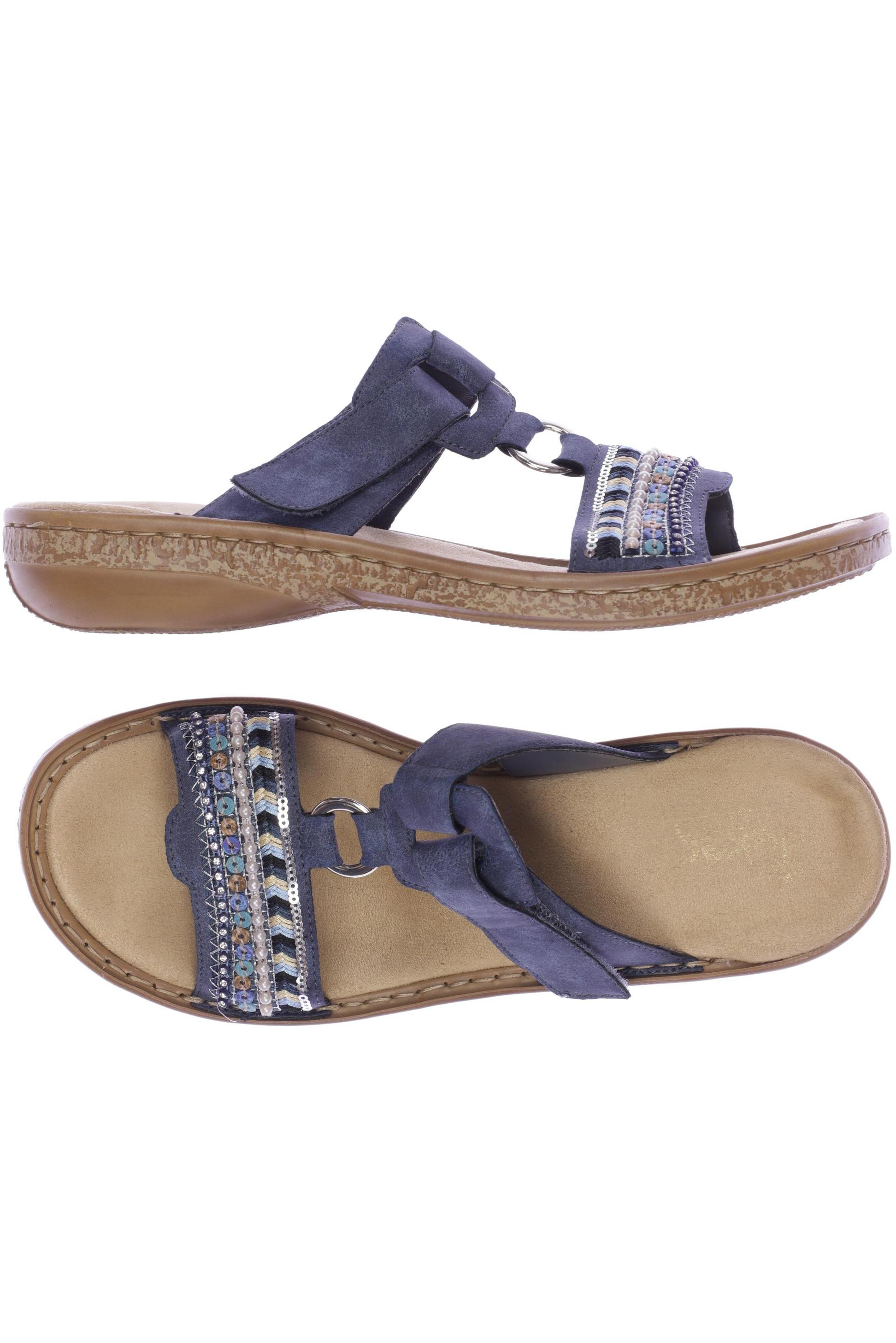 

Rieker Damen Sandale, marineblau, Gr. 40