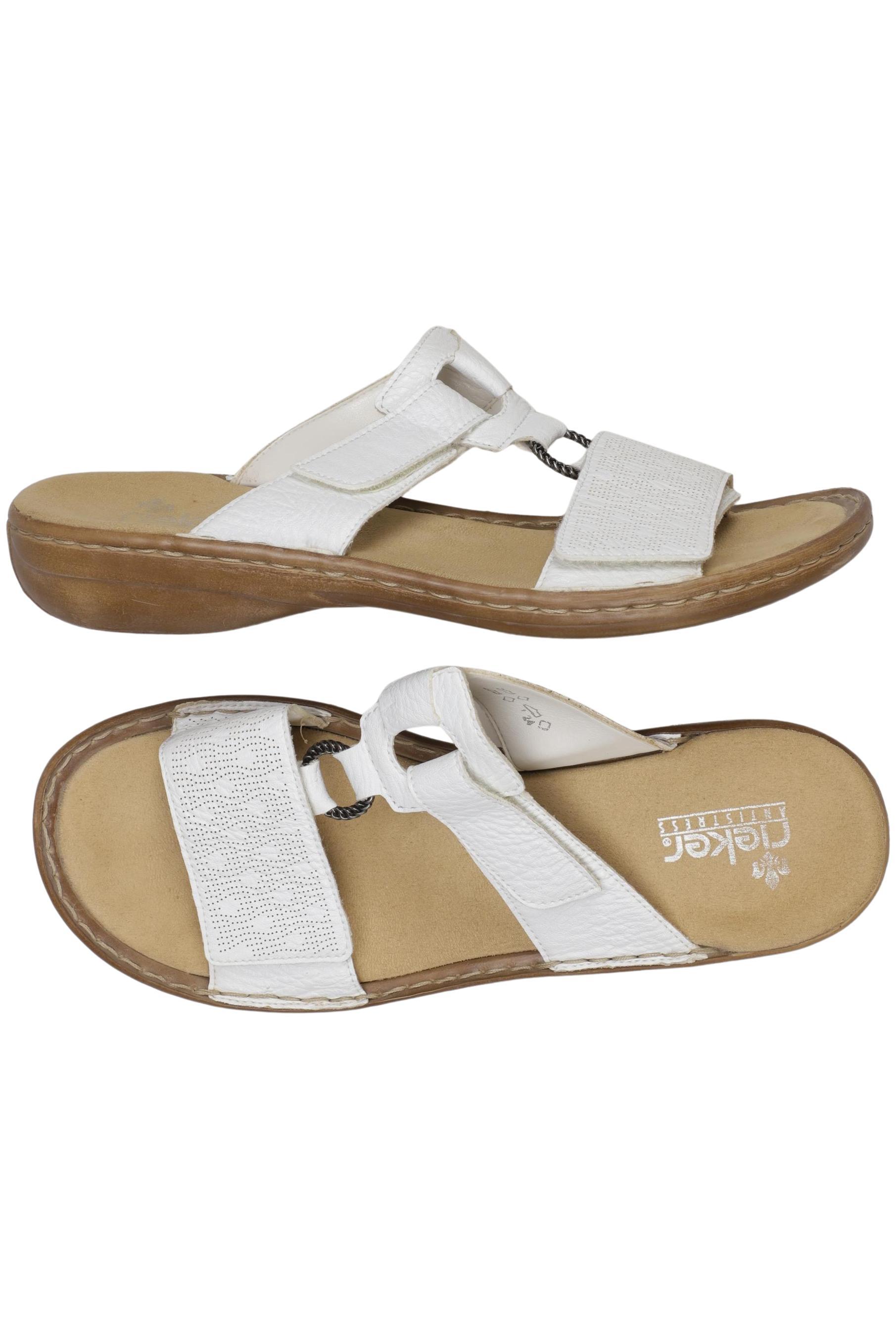 

Rieker Damen Sandale, weiß, Gr. 40