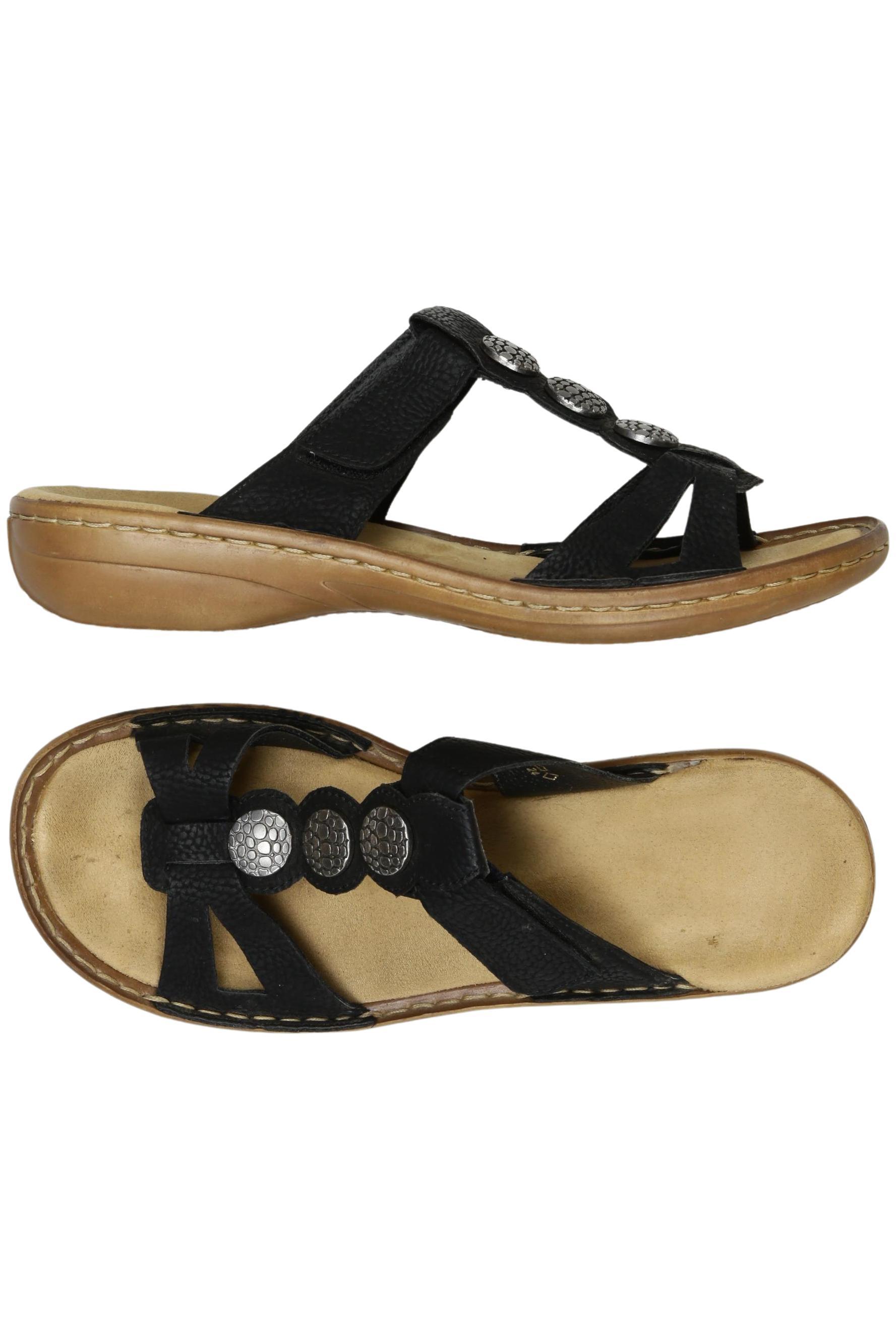 

Rieker Damen Sandale, schwarz, Gr. 38