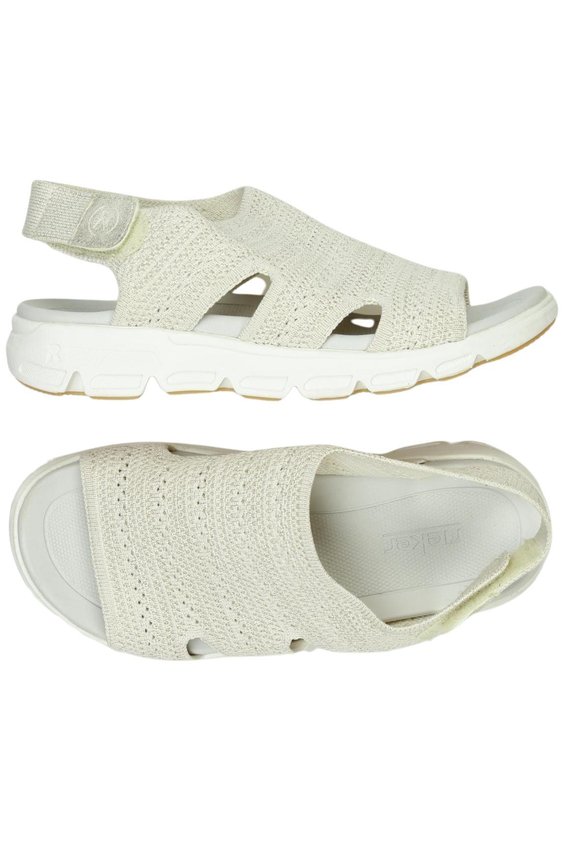 

Rieker Damen Sandale, cremeweiß, Gr. 38