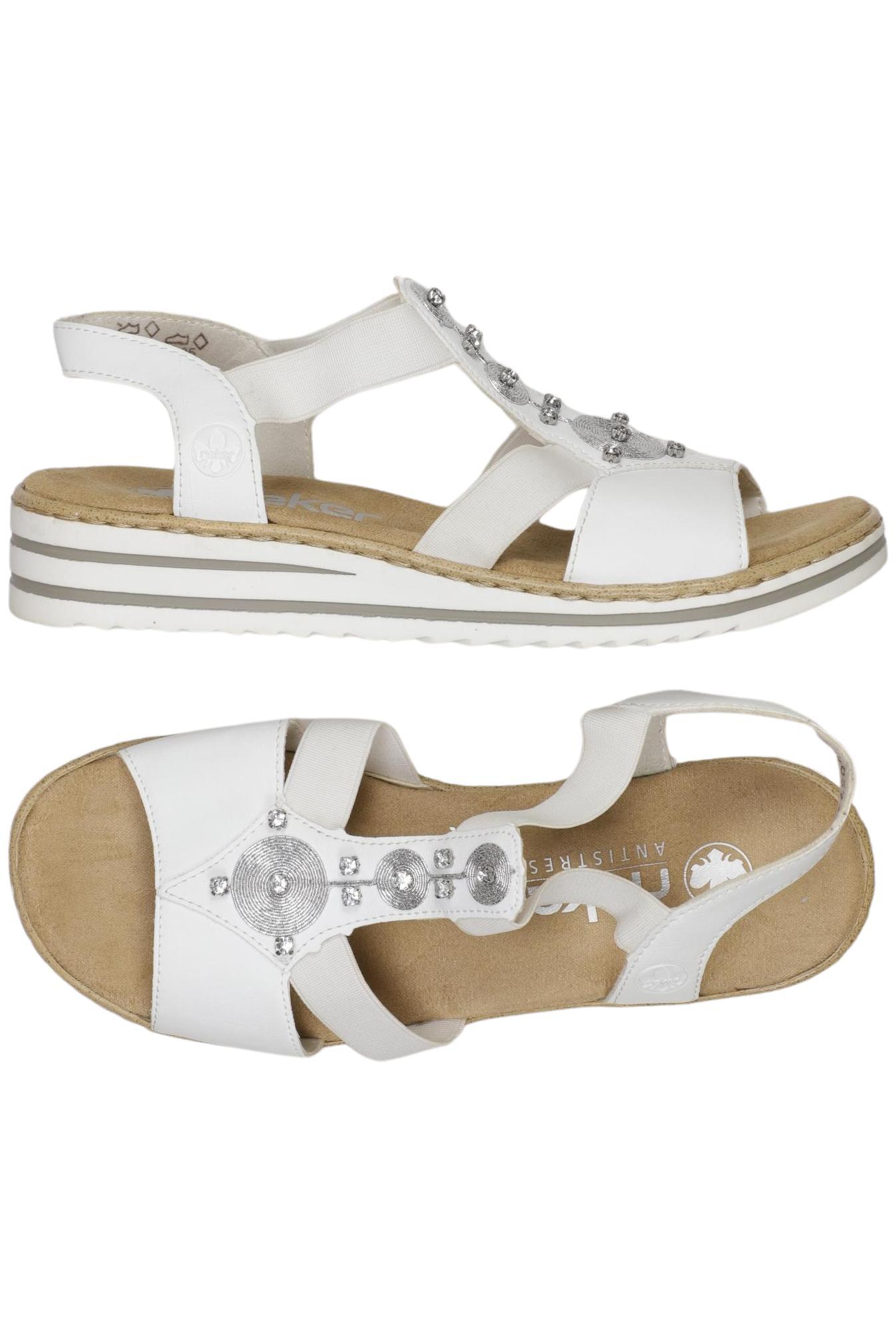 

Rieker Damen Sandale, weiß, Gr. 37