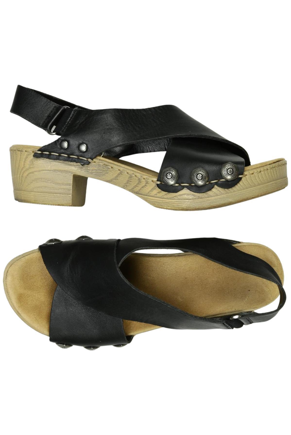 

Rieker Damen Sandale, schwarz, Gr. 36