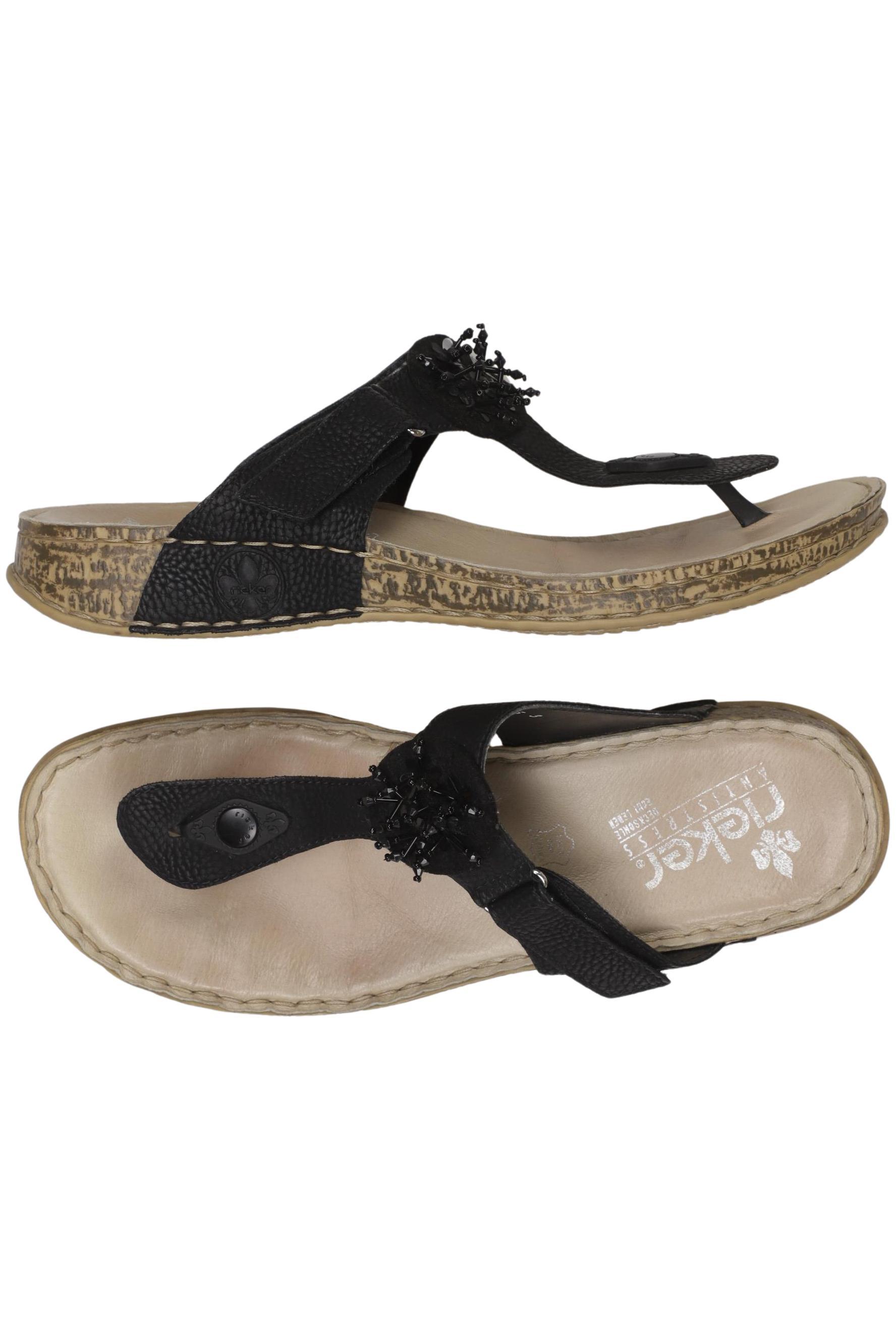 

Rieker Damen Sandale, schwarz, Gr. 41