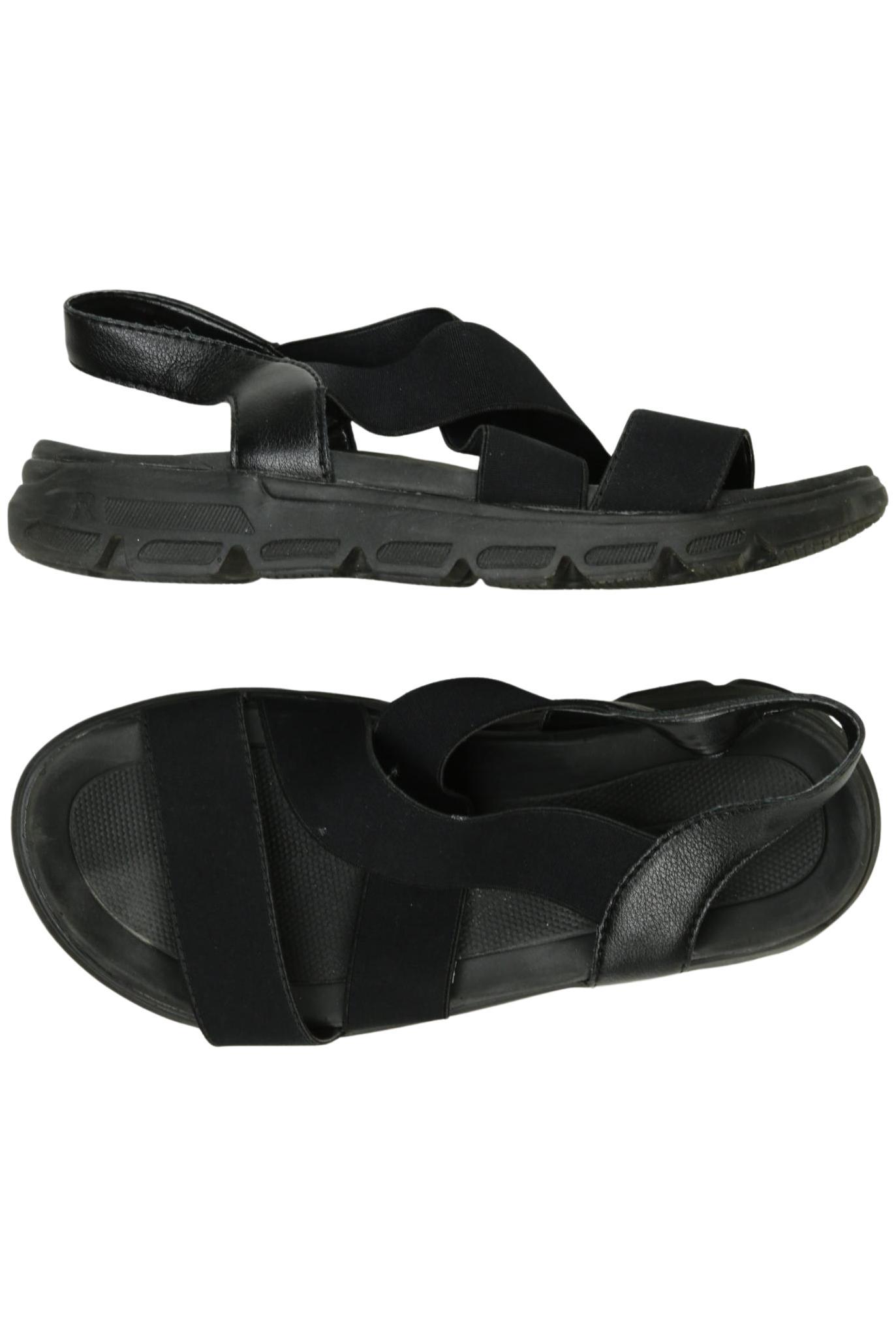 

Rieker Damen Sandale, schwarz, Gr. 37