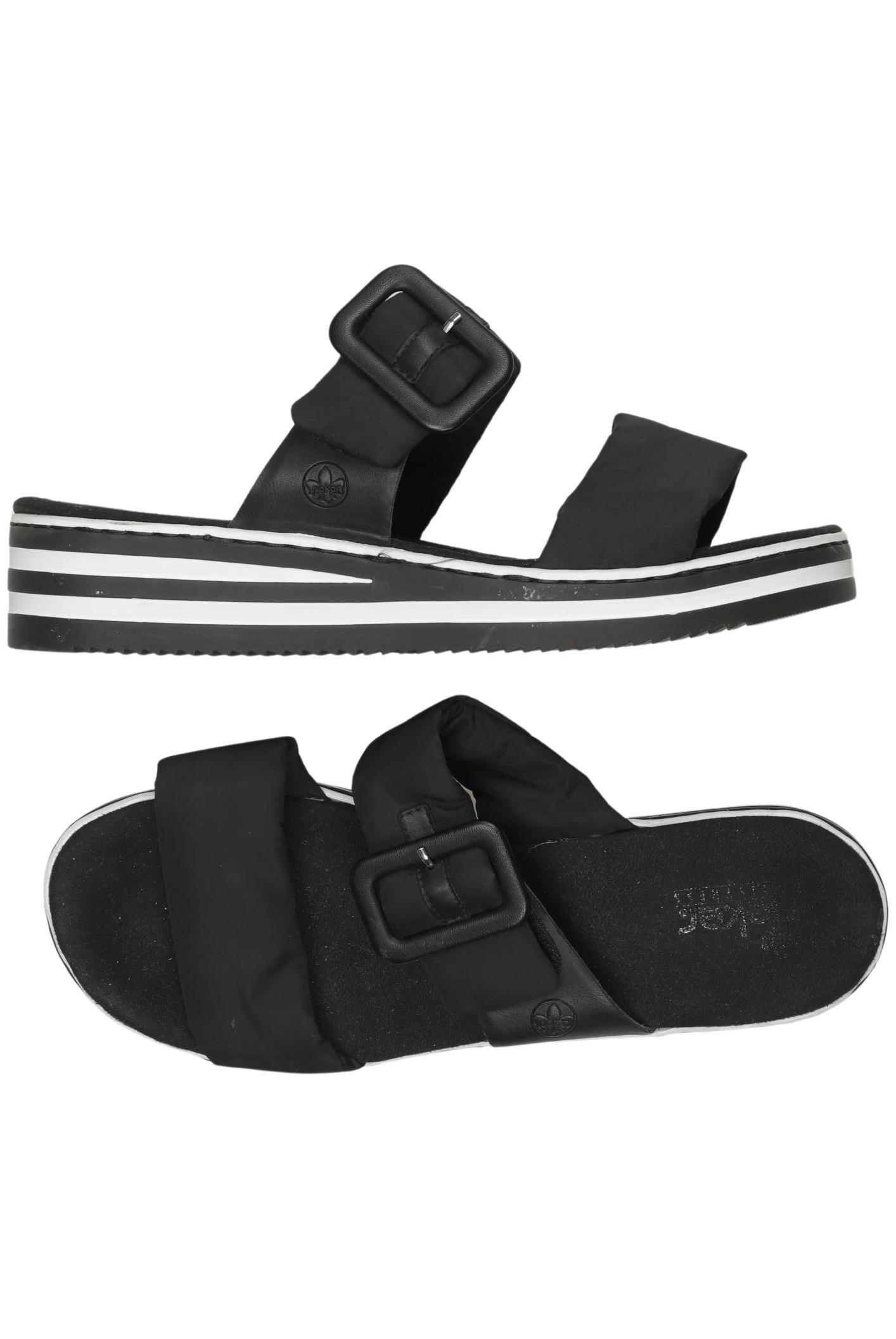 

Rieker Damen Sandale, schwarz, Gr. 42