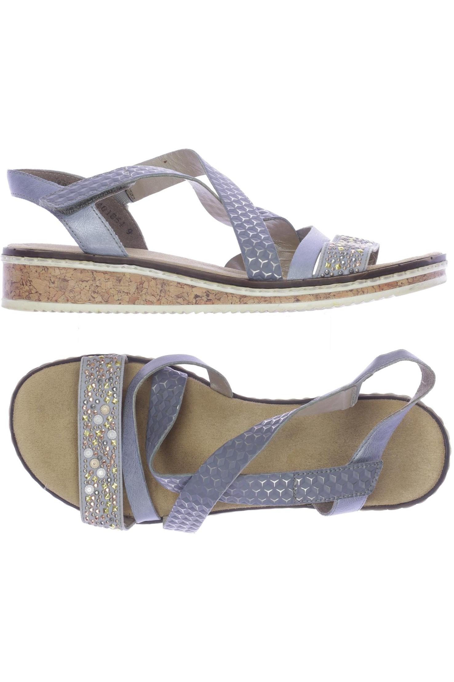 

Rieker Damen Sandale, blau, Gr. 38