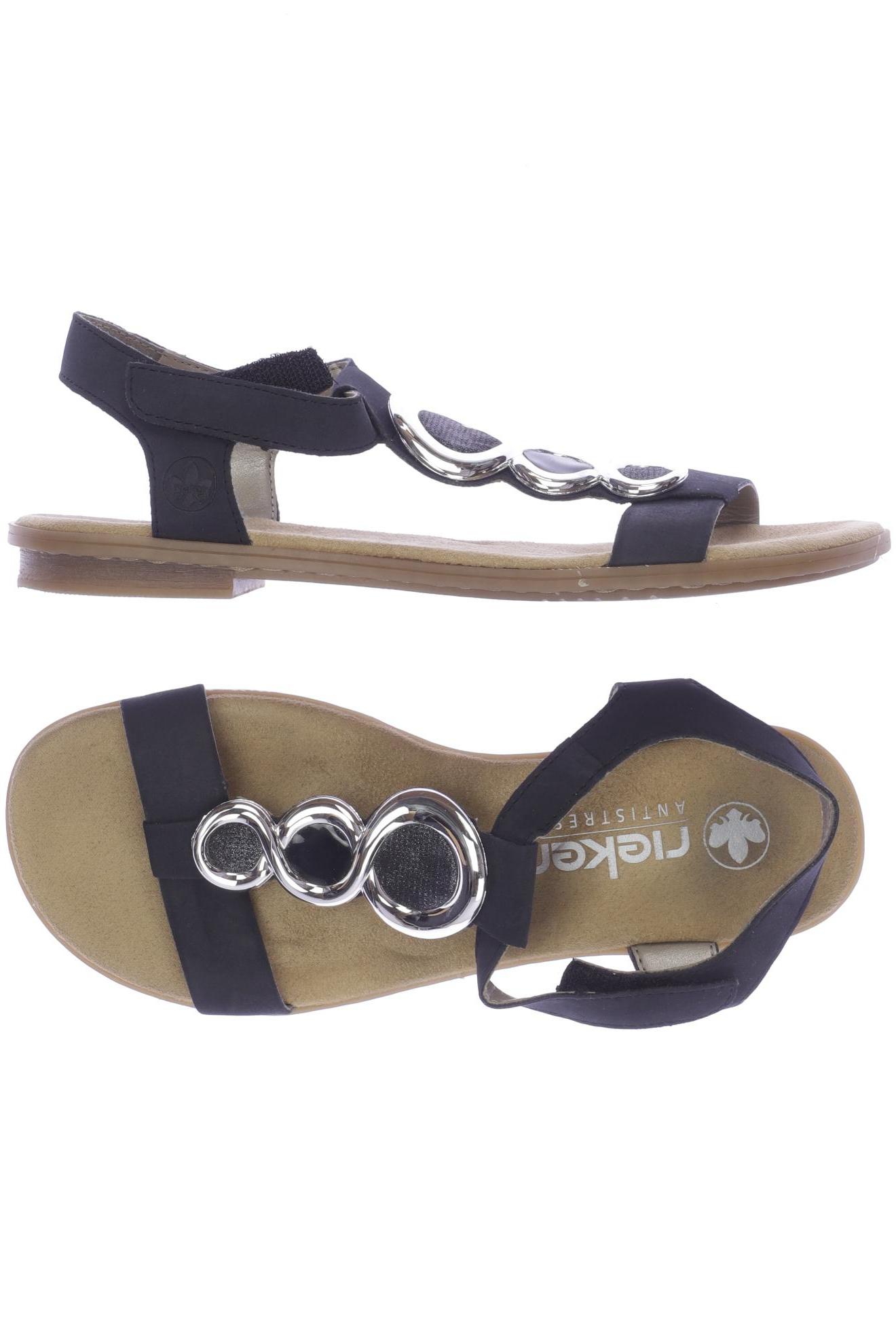 

Rieker Damen Sandale, marineblau, Gr. 37